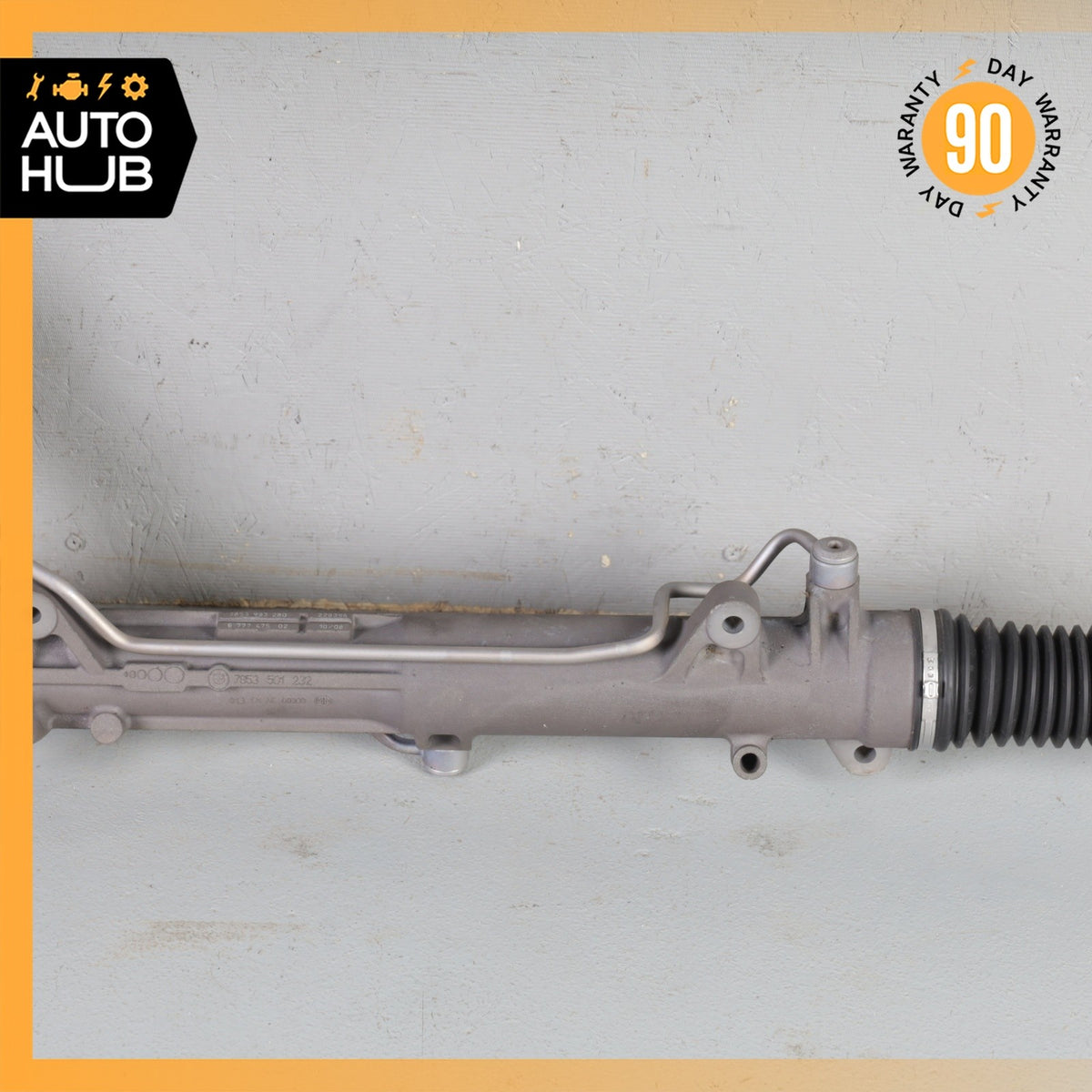 04-10 BMW E60 528i 550i 650i RWD Power Steering Rack & Pinion OEM 78k - photo 15