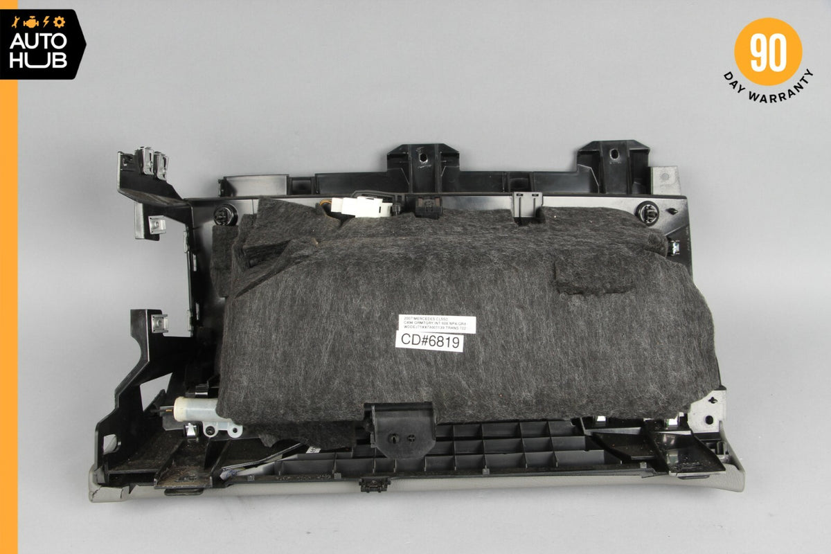 07-14 Mercedes W216 CL550 CL63 AMG Dashboard Dash Glove Box Compartment Grey OEM - photo 10