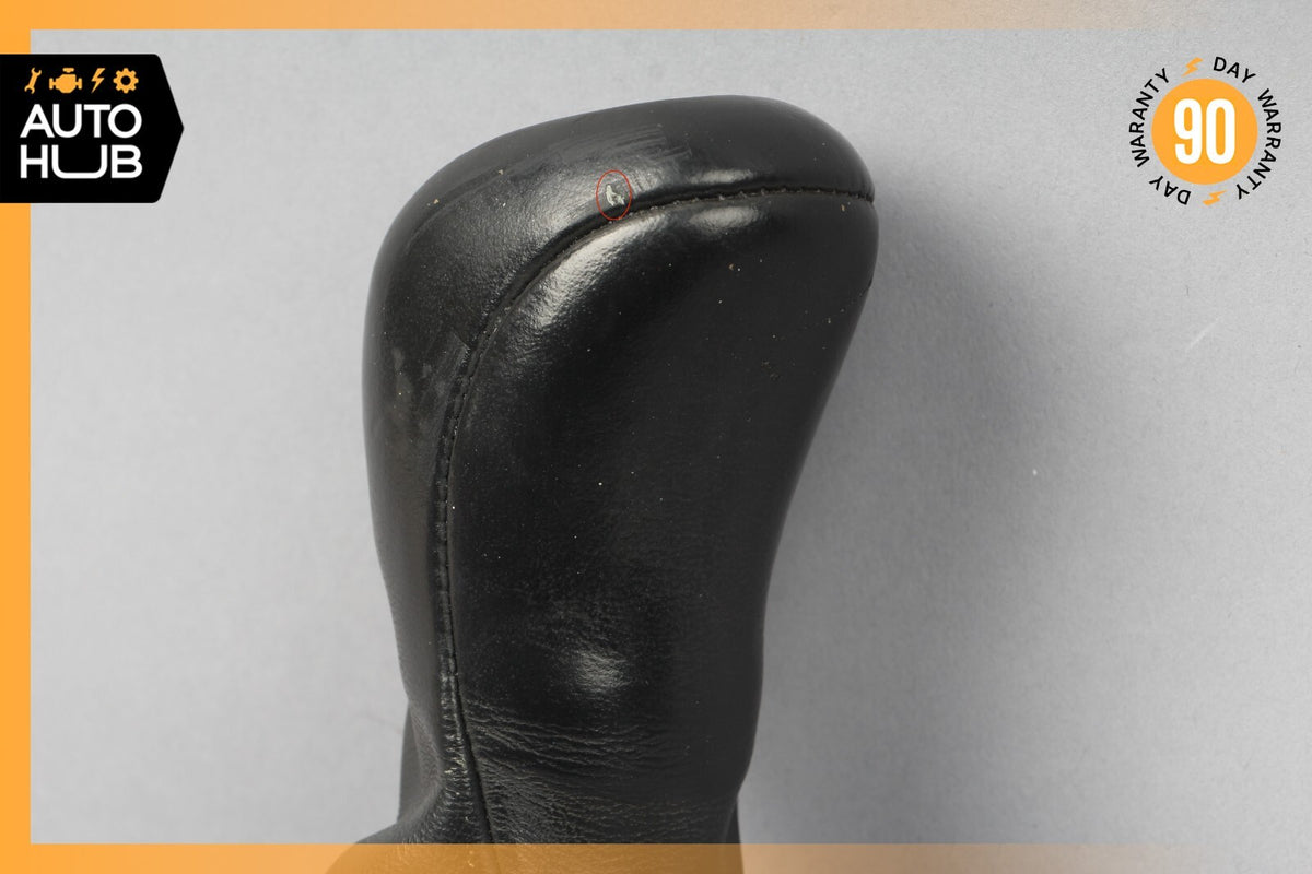 03-06 Mercedes W211 E55 AMG E320 E350 Shifter Shift Knob Boot Cover Black OEM - photo 4
