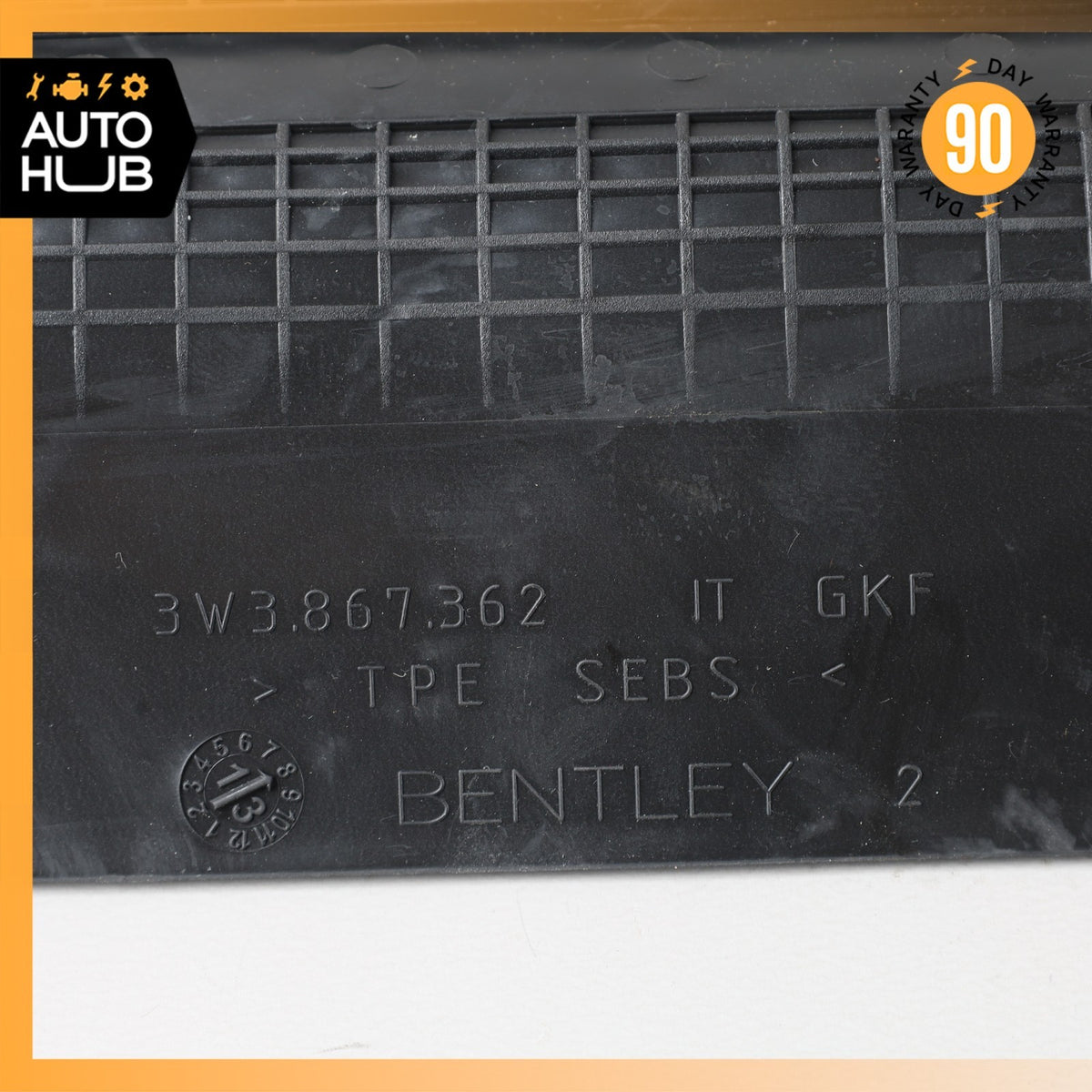 Bentley Continental GTC Front Center Console Rubber Grip Tray 3W3867362 OEM - photo 8