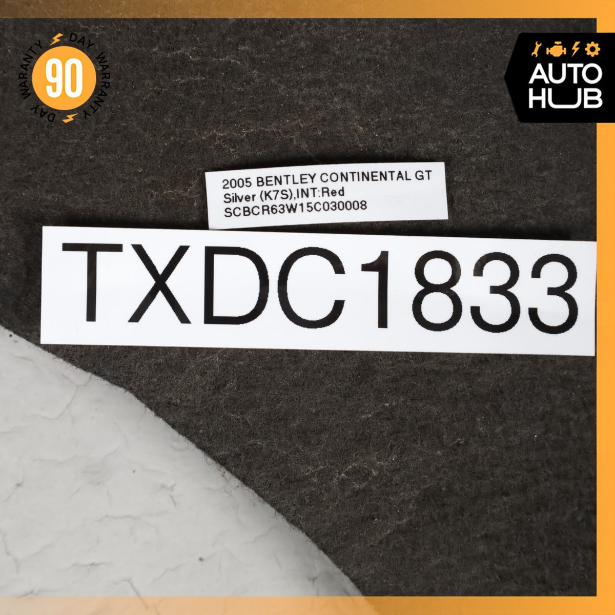 03-10 Bentley Continental GT Left Side Quarter Wheelhouse Liner Shield OEM - photo 8