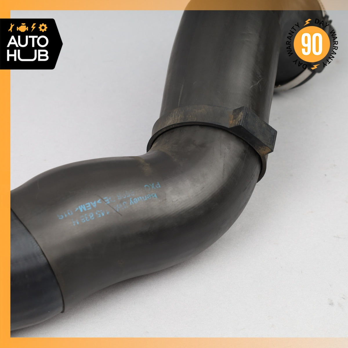 03-12 Bentley Continental Flying Spur 6.0L Left Side Intercooler Hose Pipe OEM - photo 8