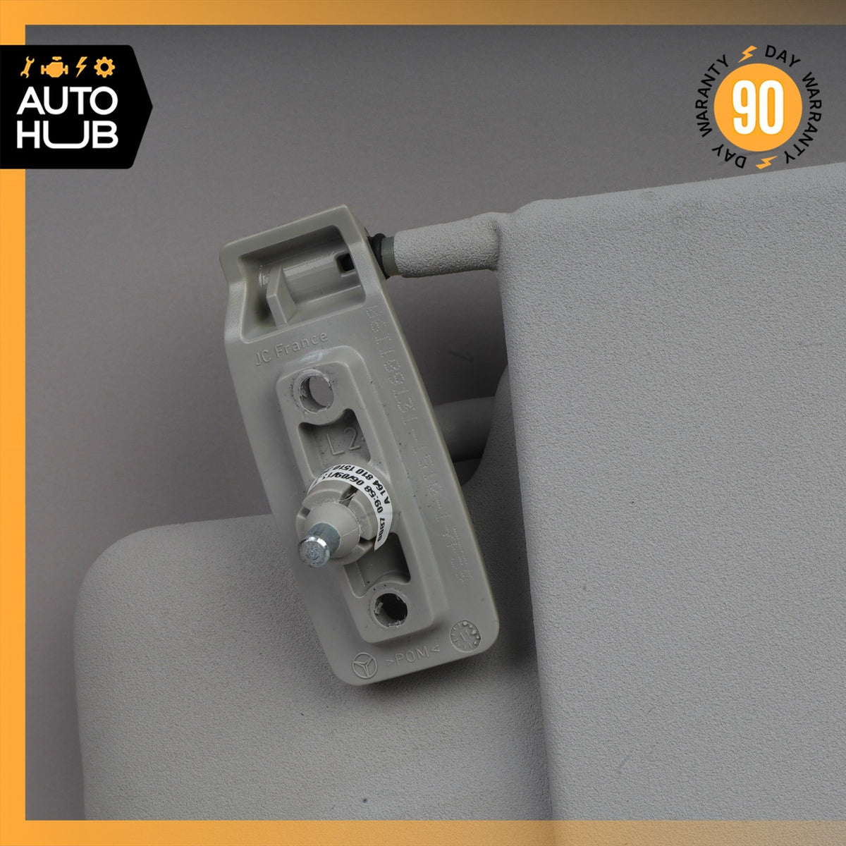 06-12 Mercedes X164 GL450 ML63 Sun Visor Sunvisor Front Left Side Gray OEM - photo 6