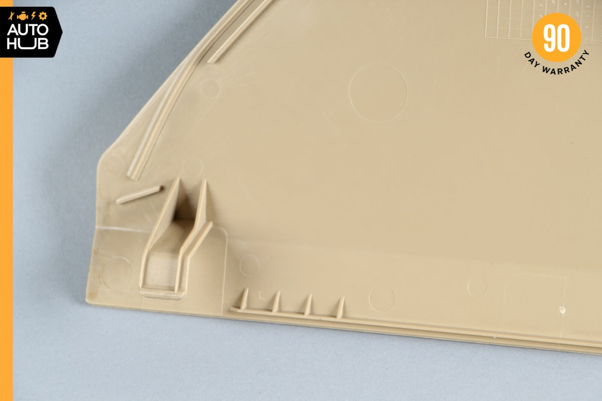 03-09 Mercedes W211 E350 E500 Left Side Dashboard Trim Cover Panel Beige OEM - photo 9