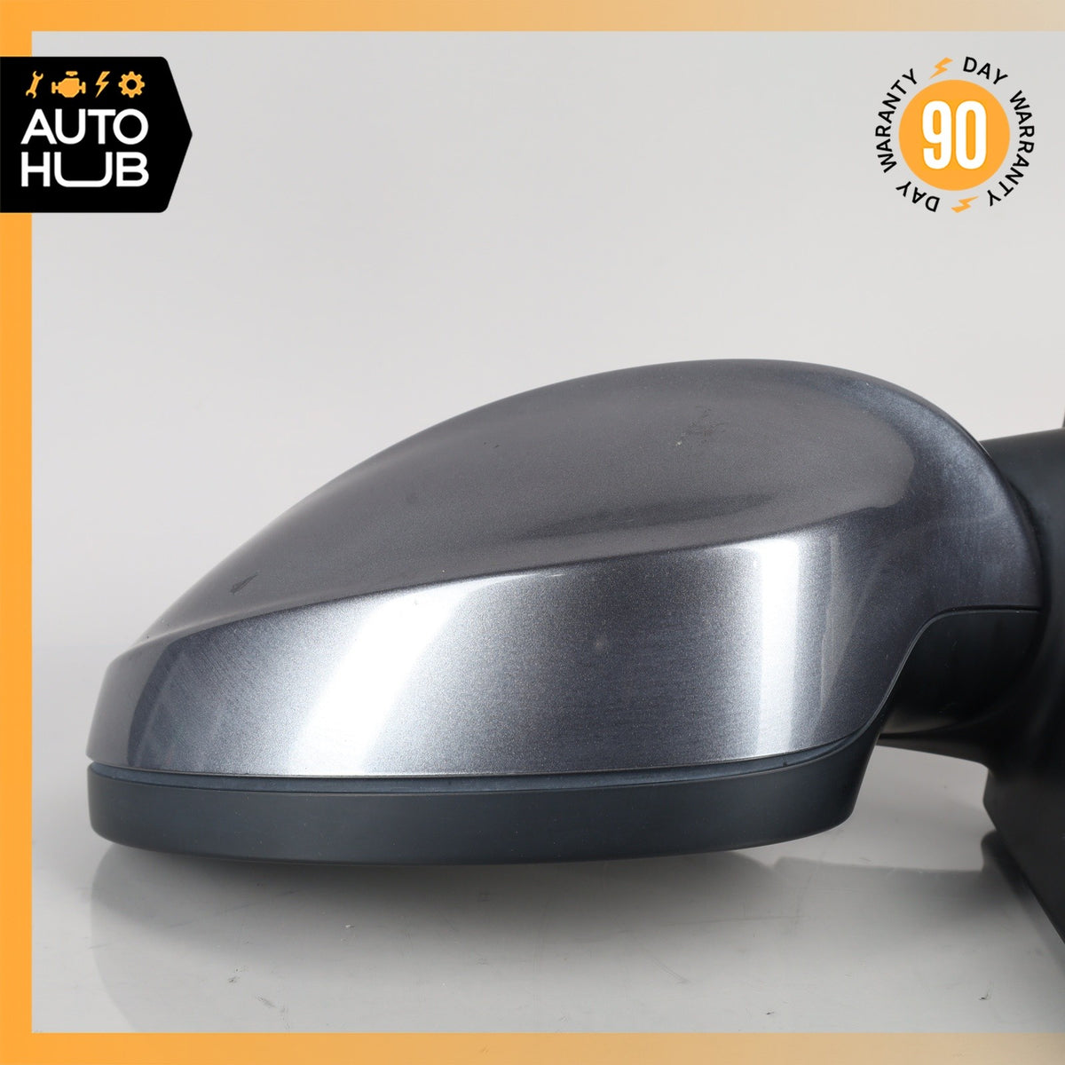 BMW E90 328i 335i Left Side Exterior Door Mirror Gray OEM 67k - photo 4