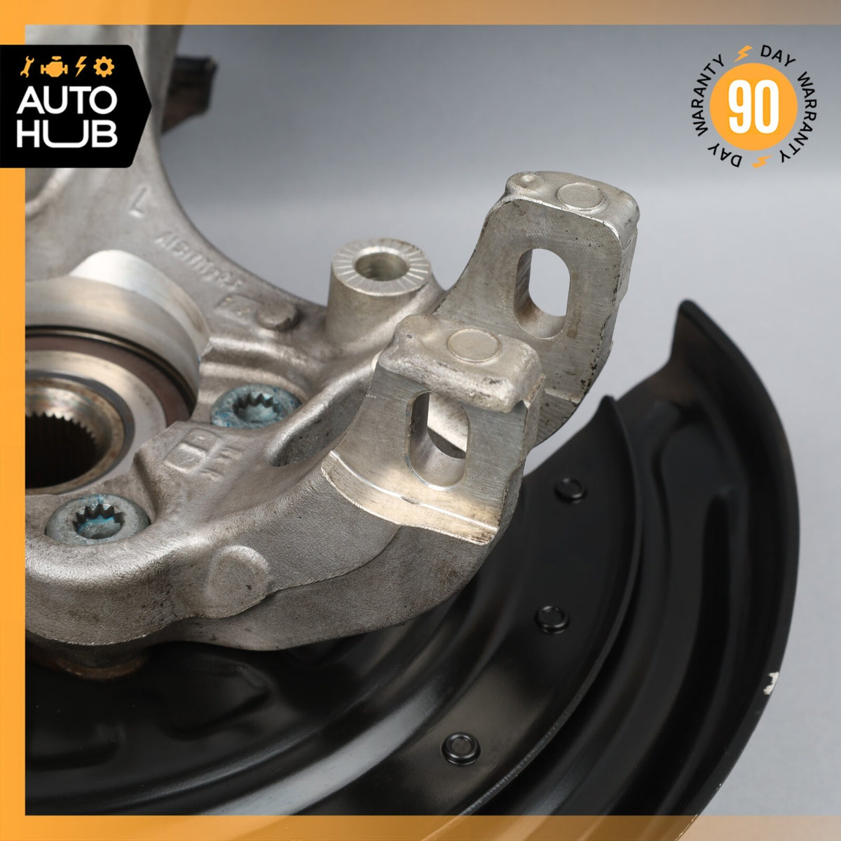 03-13 Bentley Continental GT Rear Left Driver Side Spindle Knuckle Hub OEM - photo 9
