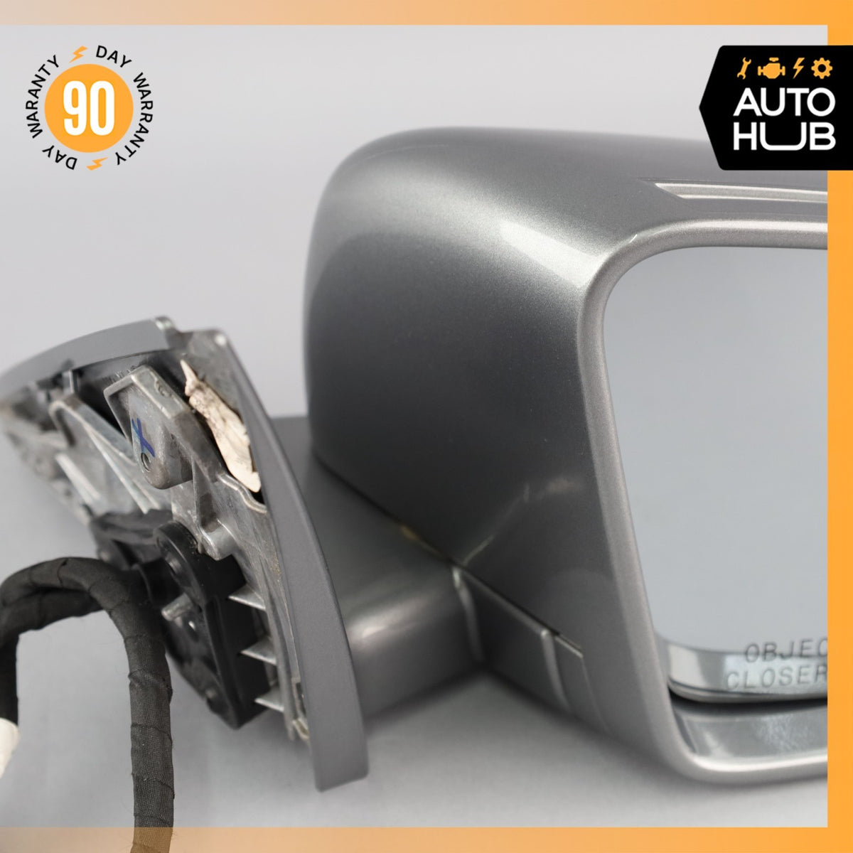 10-13 Mercedes W221 S550 S400 Right Side Rear View Door Mirror w/Blind Spot OEM - photo 5