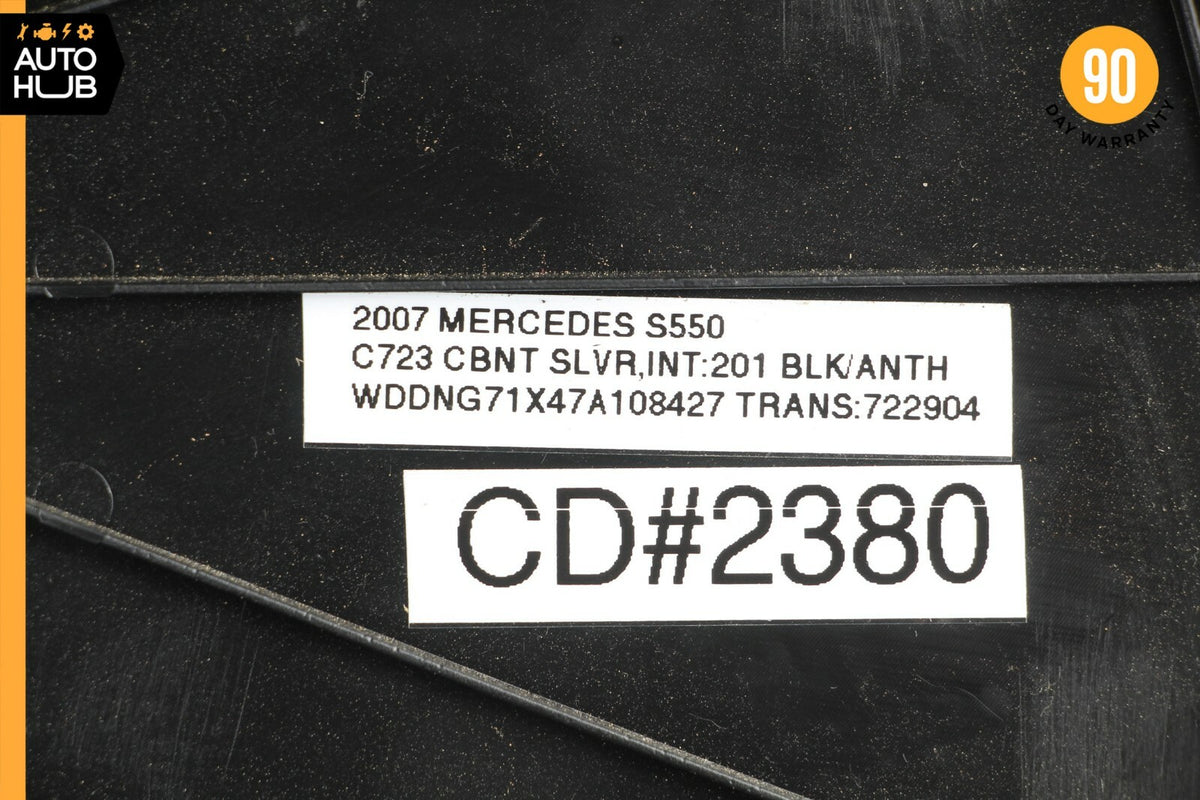 07-13 Mercedes W221 S550 S400 Interior Dashboard Dash Trim Cover Right Black OEM - photo 7
