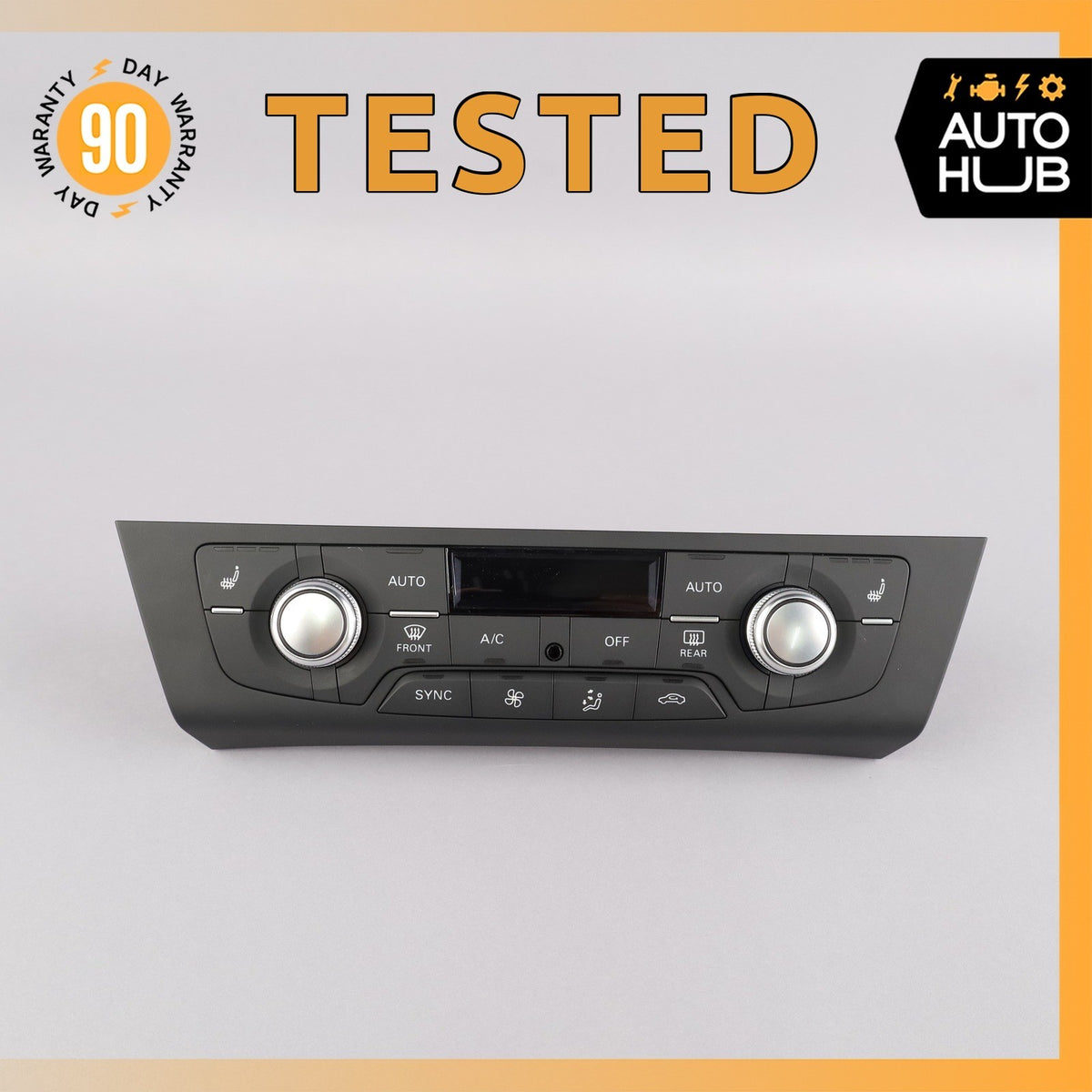 12-18 Audi C7 A6 S6 A/C AC Air Condition Control Switch Radio Knob OEM 75k - photo 1