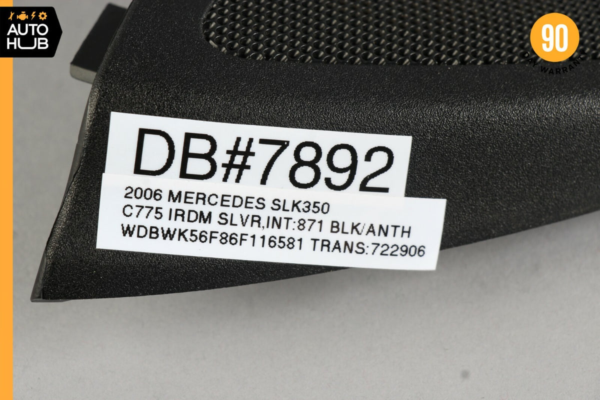 05-11 Mercedes R171 SLK350 SLK280 Left Driver Door Tweeter Speaker Cover OEM - photo 10