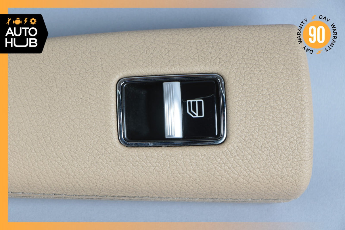 10-13 Mercedes W221 S550 S400 Front Right Side Window Control Switch Beige OEM - photo 3
