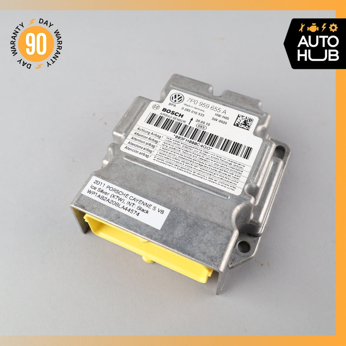 11-14 Porsche Cayenne 958 Airbag Air Bag Sensor SRS Control Module OEM - photo 1