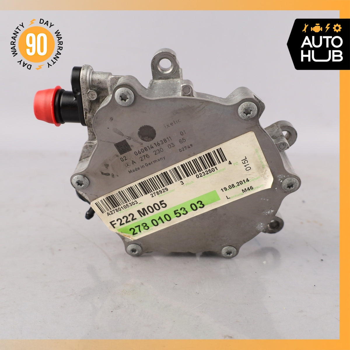 Mercedes W222 S550 CL550 CLS63 AMG Engine Motor Vacuum Pump 2762300165 OEM - photo 7