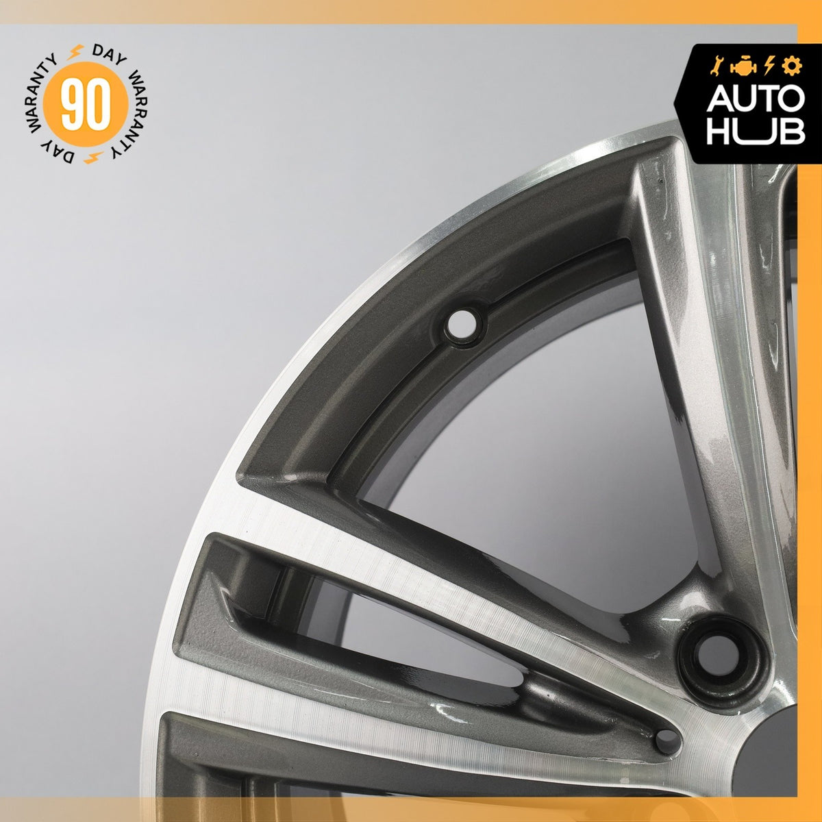 BMW F30 335i 340i 430i 8.5 x 19 19" Style 442 Rear Wheel Rim Polished Gray OEM - photo 3