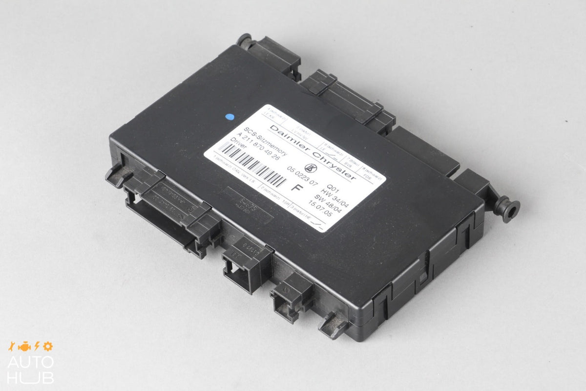 03-11 Mercedes X164 GL550 E500 Seat Control Module Front Left 2118704926 OEM - photo 4