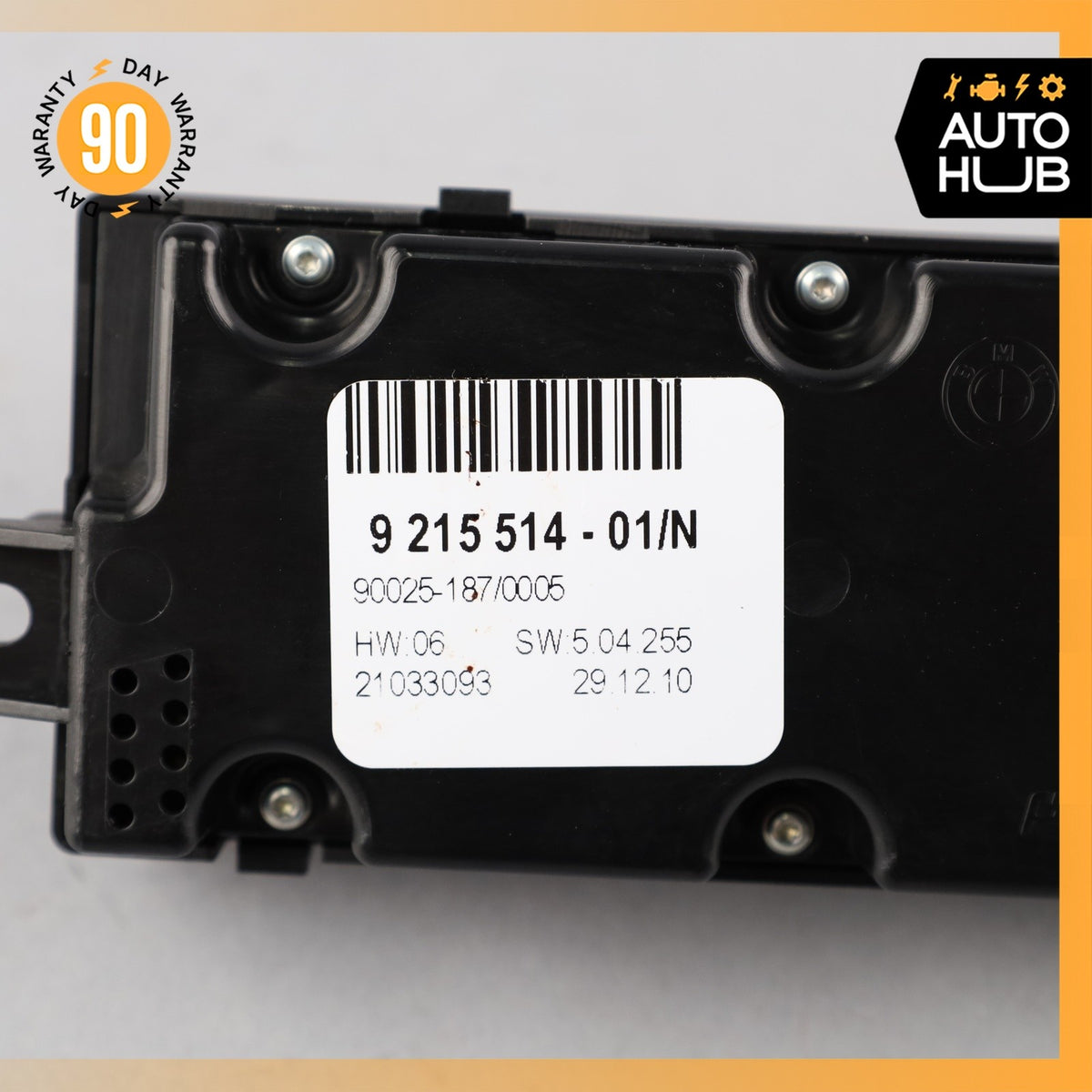 07-14 BMW E70 X5 X6 Rear A/C Heater Climate Control Switch OEM - photo 11