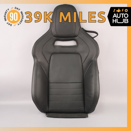 18-20 Jaguar X152 F-Type-R Left Driver Side Top Upper Seat Cushion Black OEM 39k - photo 1