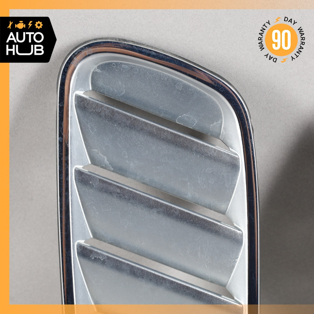 Aston Martin DB9 / Rapide Left & Right Side Hood Vent Grill Chrome Set OEM 22k - photo 3