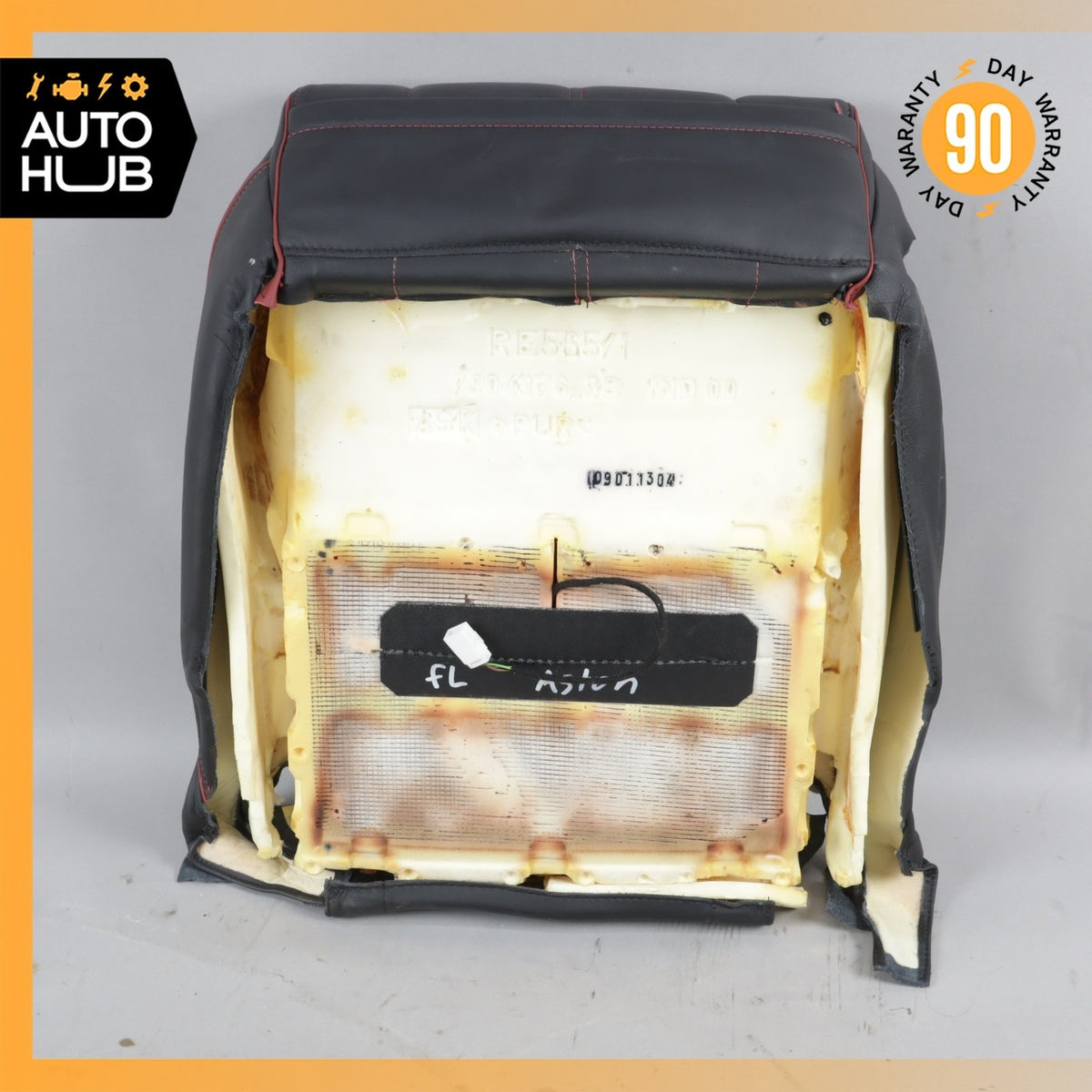 07-15 Aston Martin DB9 Front Right Passenger Side Bottom Lower Seat Cushion OEM - photo 12