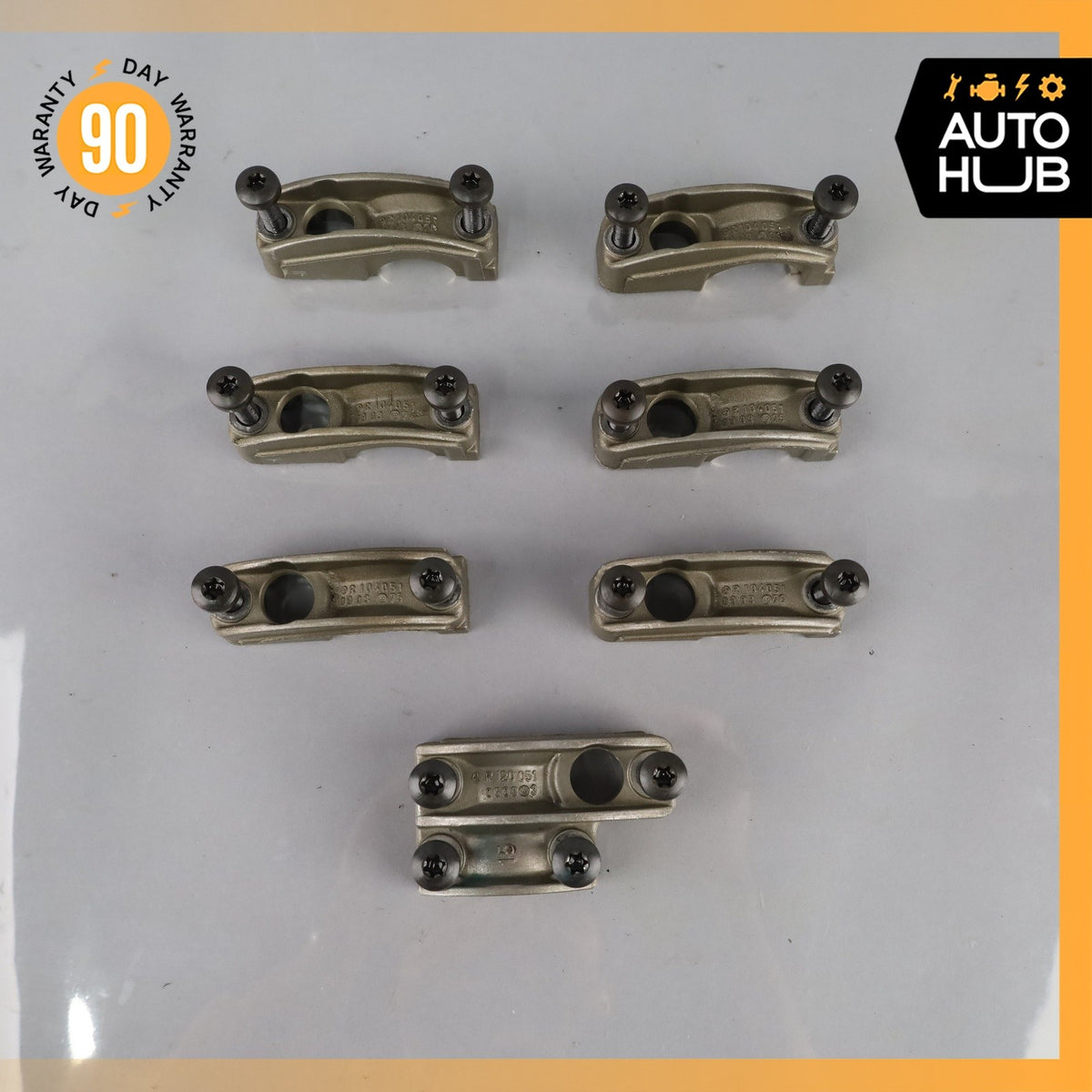 92-02 Mercedes W140 CL600 S600 Left Cylinder Head Camshaft Holder Set of 7 OEM - photo 4