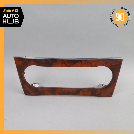 05-09 Mercedes W209 CLK350 CLK500 AC A/C Climate Control Switch Bezel Trim Wood - photo 1