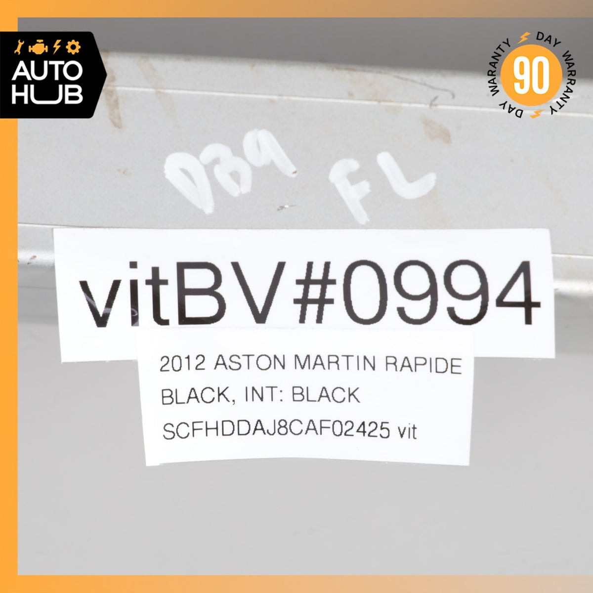 10-19 Aston Martin Rapide Front Left Frame Apron Beam Inner Fender OEM 11k - photo 21