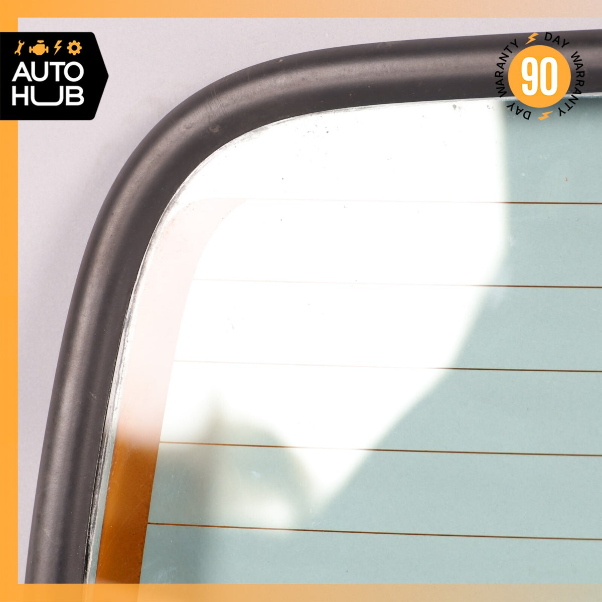 00-04 Aston Martin DB7 Vantage Rear Back Convertible Soft Top Window Glass 20k - photo 3