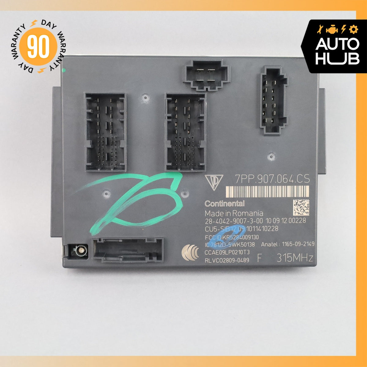 Porsche Cayenne 958 Front Comfort Body Computer Control Module BCM OEM - photo 8