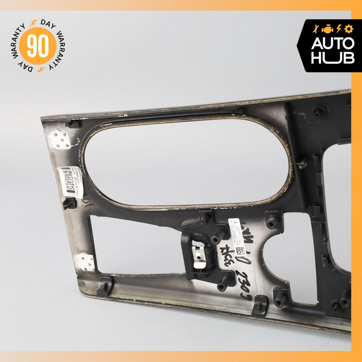 12-16 Mercedes R172 SLK250 Center Console Trim Bezel Black Ash Wood OEM 40k - photo 15