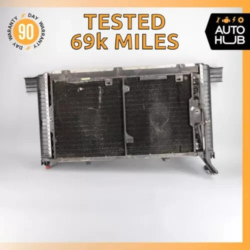 92-94 Mercedes R129 300SL SL320 Engine Cooling Radiator AC Air A/C Condenser OEM - photo 1