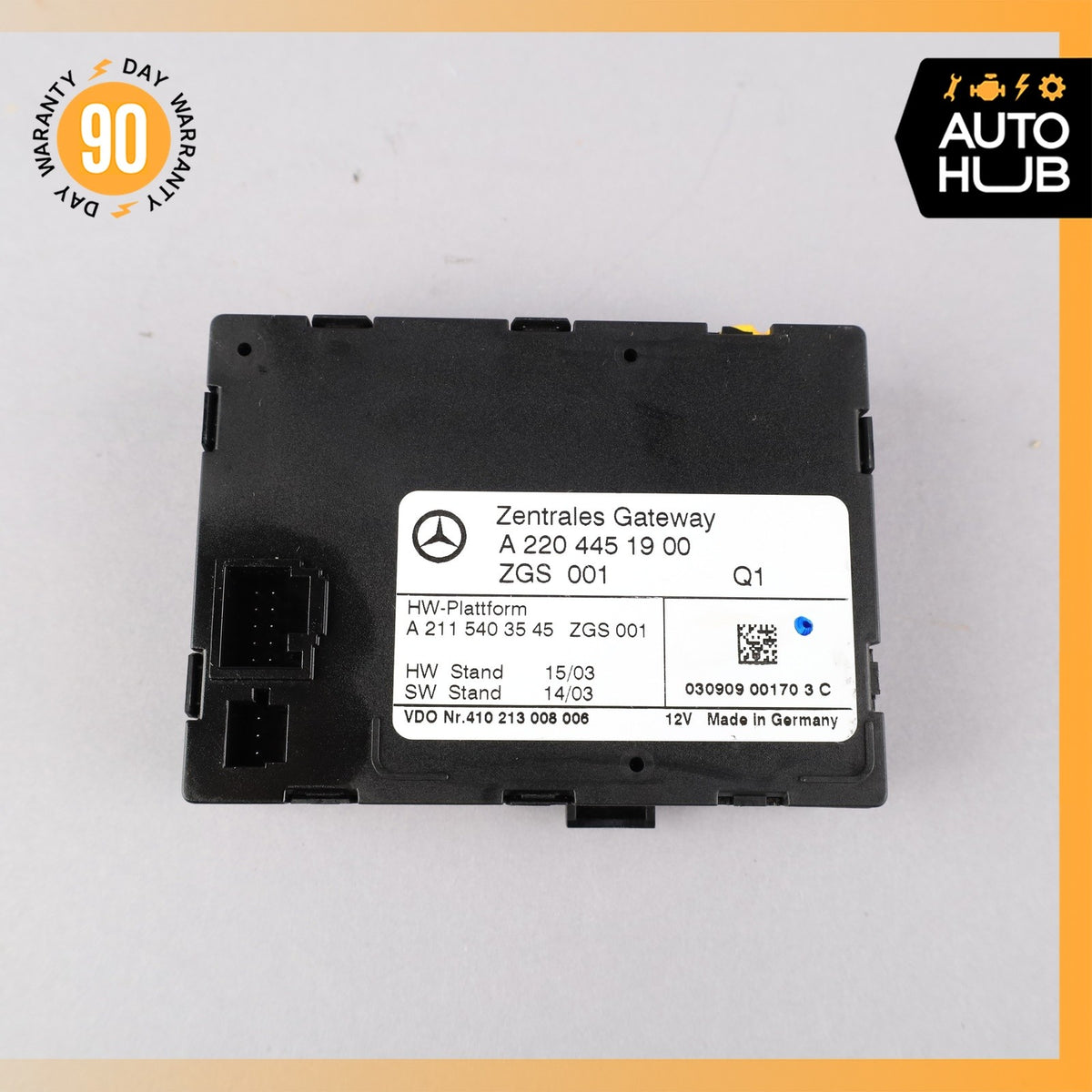 03-11 Mercedes W215 CL600 E550 Central Gateway Control Module 2204451900 OEM - photo 7