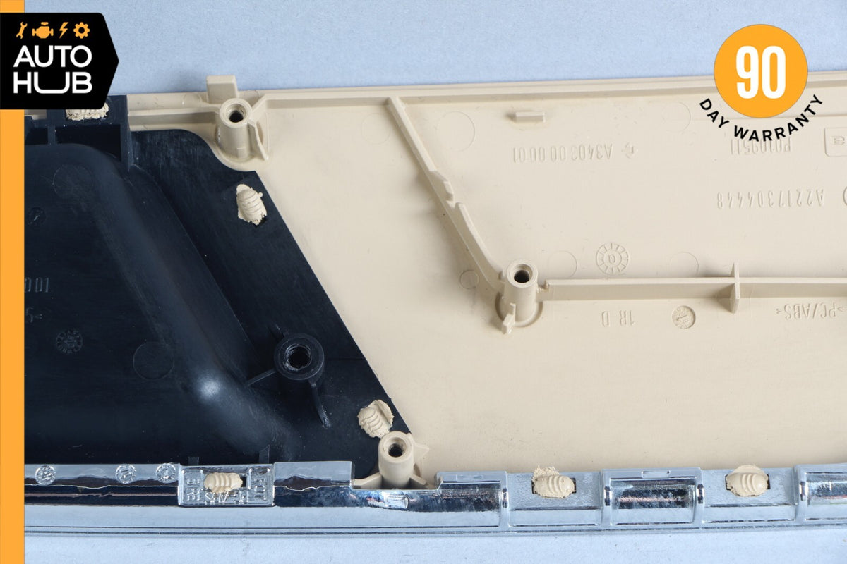 10-13 Mercedes W221 S550 S400 Rear Right Side Interior Door Handle Beige OEM - photo 7