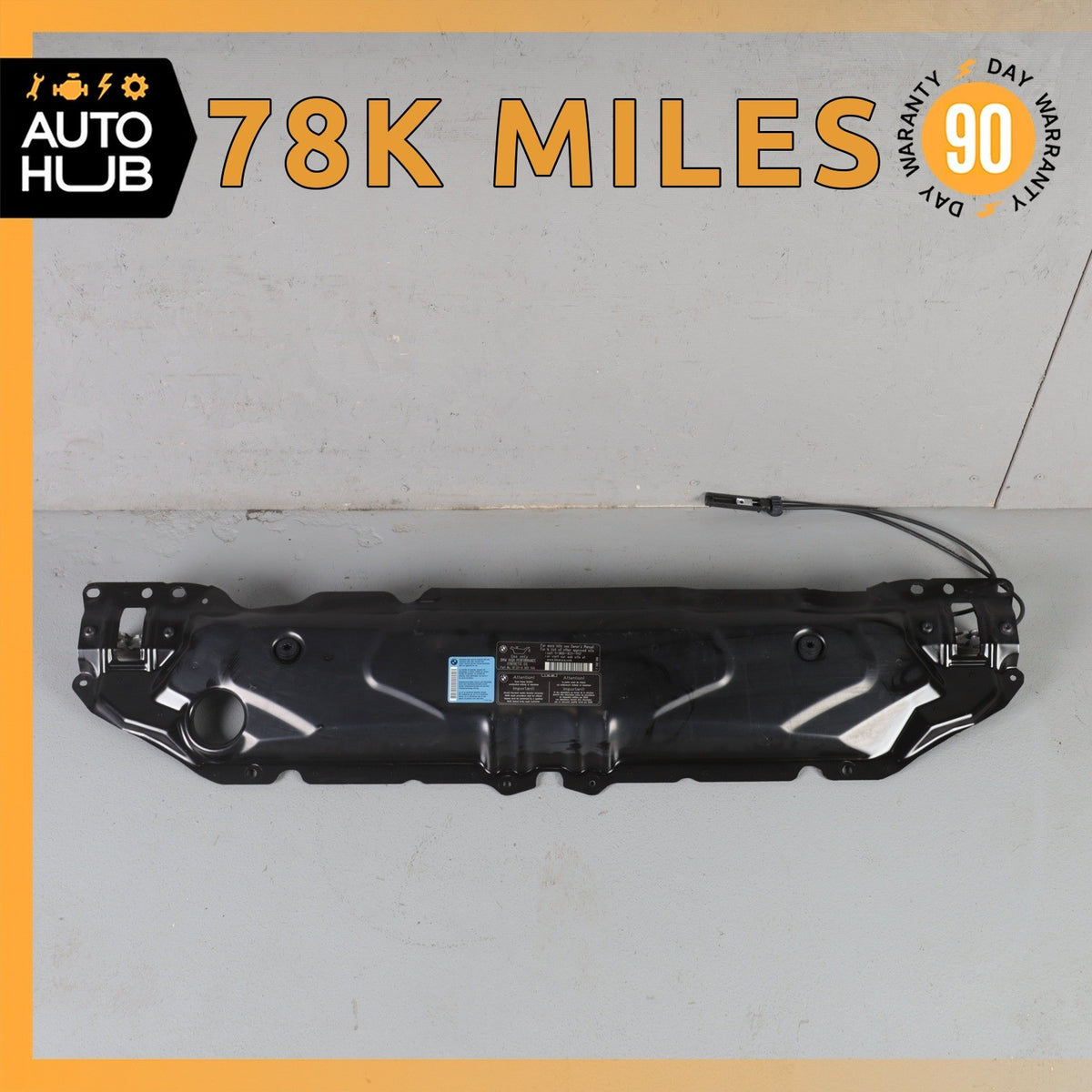 08-10 BMW E60 528i 550i 535i Radiator Core Center Upper Tie Bar Support OEM - photo 1