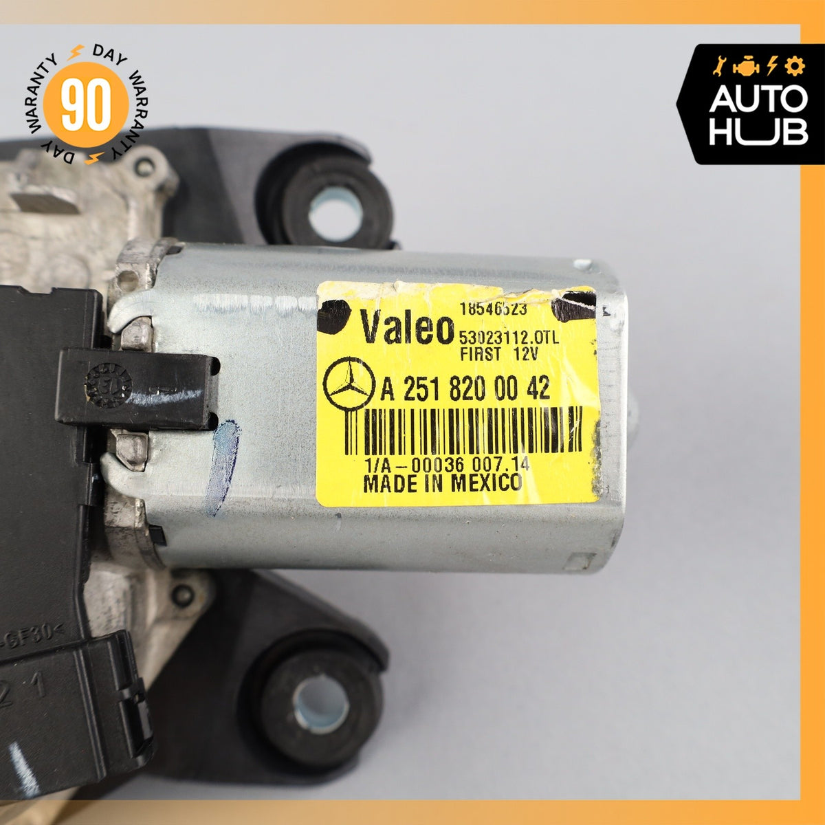 06-19 Mercedes W166 ML350 ML63 AMG R350 Rear Glass Windshield Wiper Motor OEM - photo 11