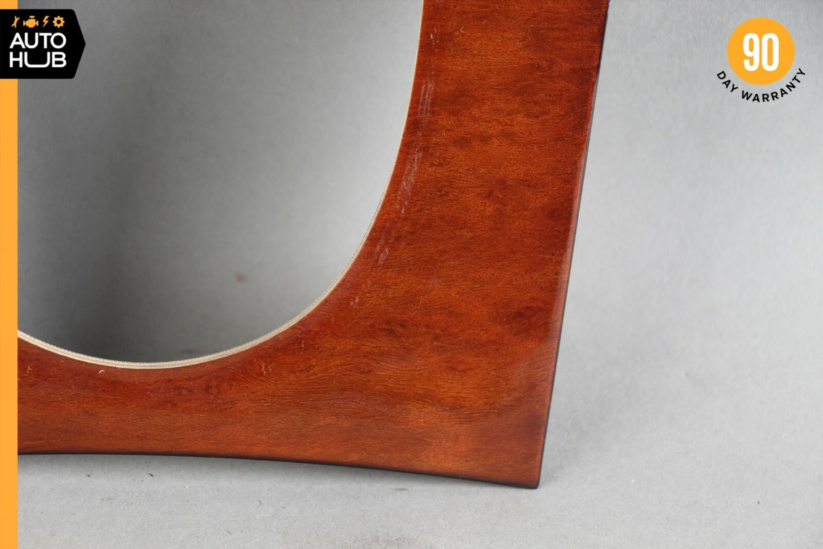03-06 Mercedes W220 S430 S500 Center Console Shifter Bezel Trim Wood OEM - photo 5