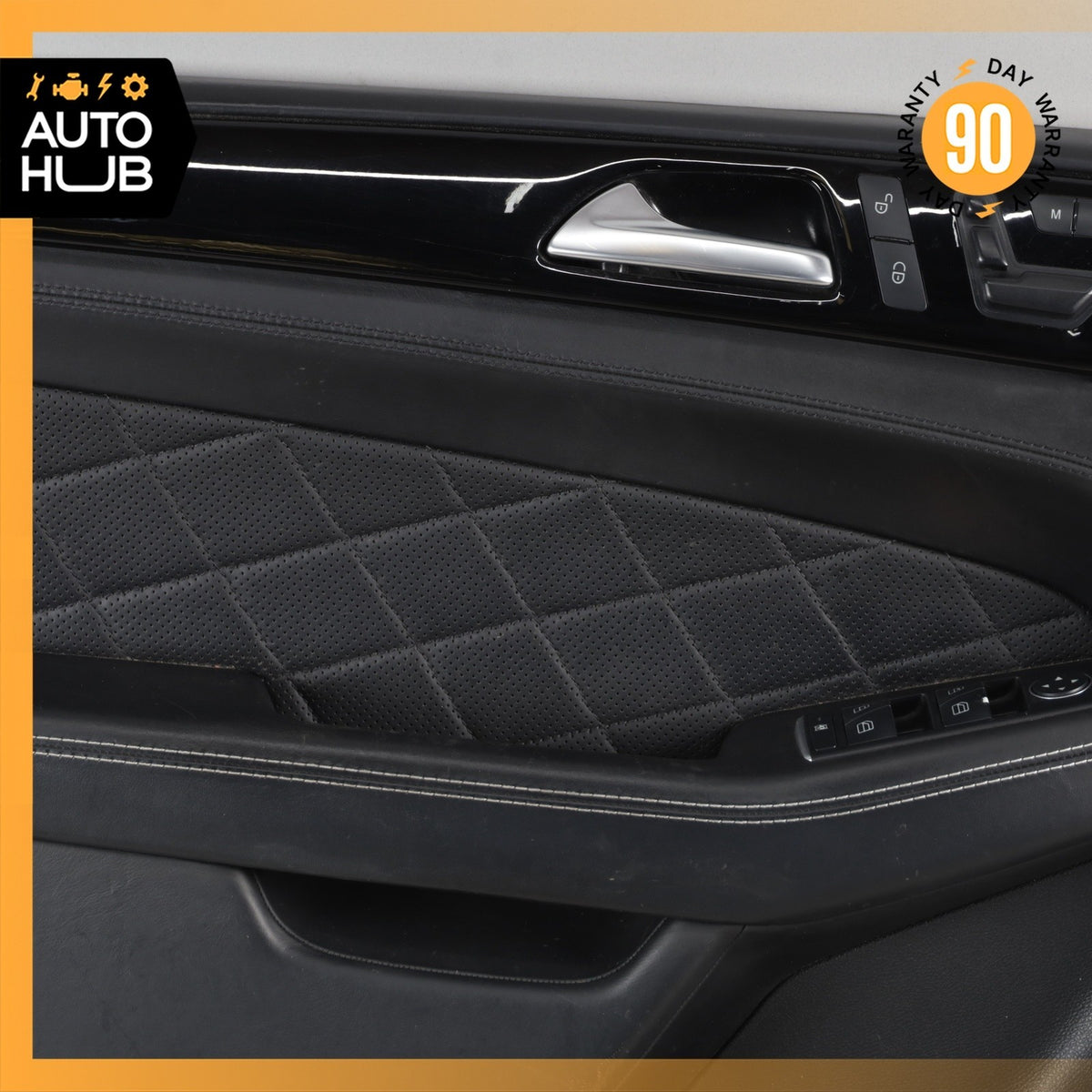 13-19 Mercedes X166 GL350 GLS63 AMG Interior Door Panel Front Left Designo OEM - photo 3