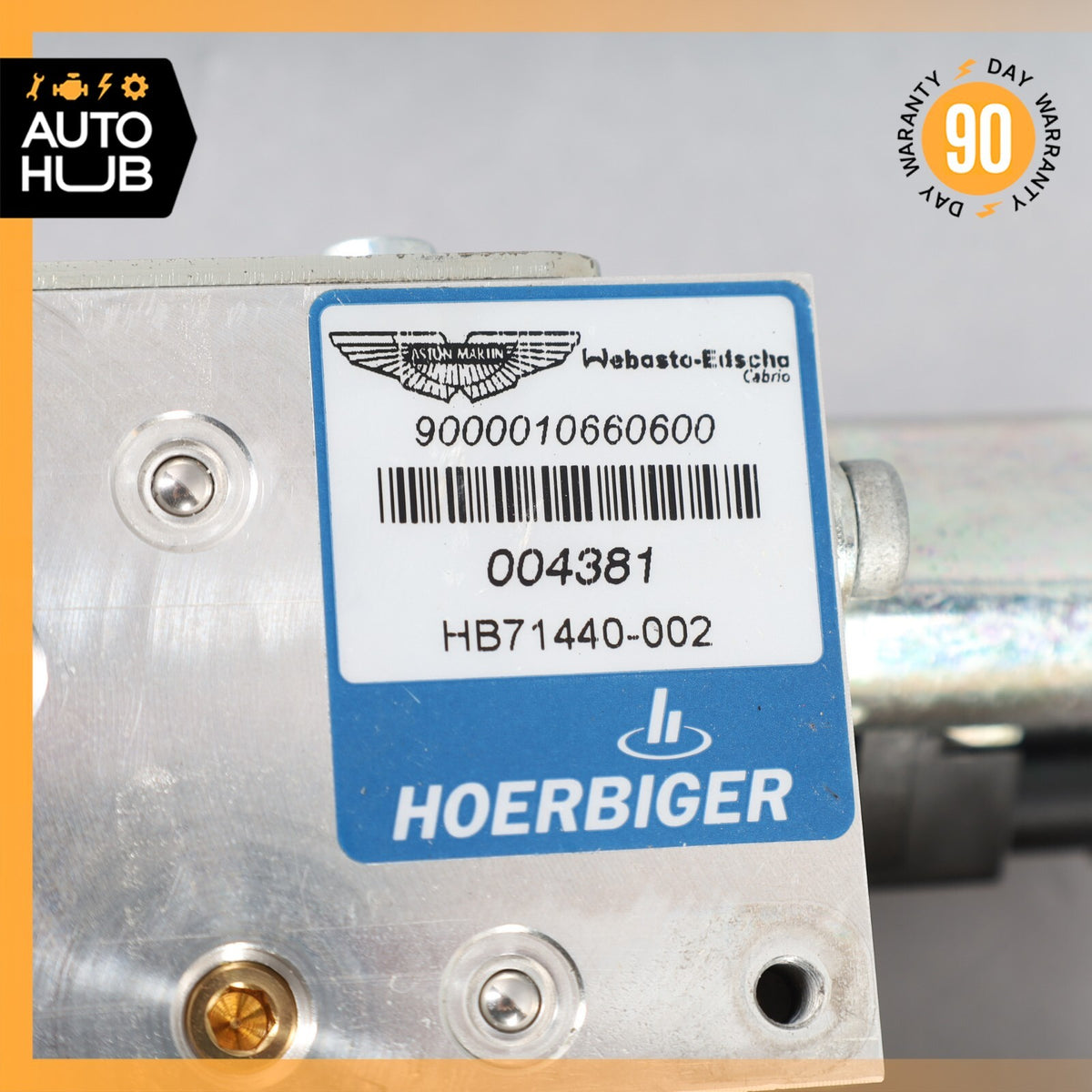 13-18 Aston Martin DB9 GT DBS Virage Convertible Top Hydraulic Pump Motor OEM 7k - photo 12