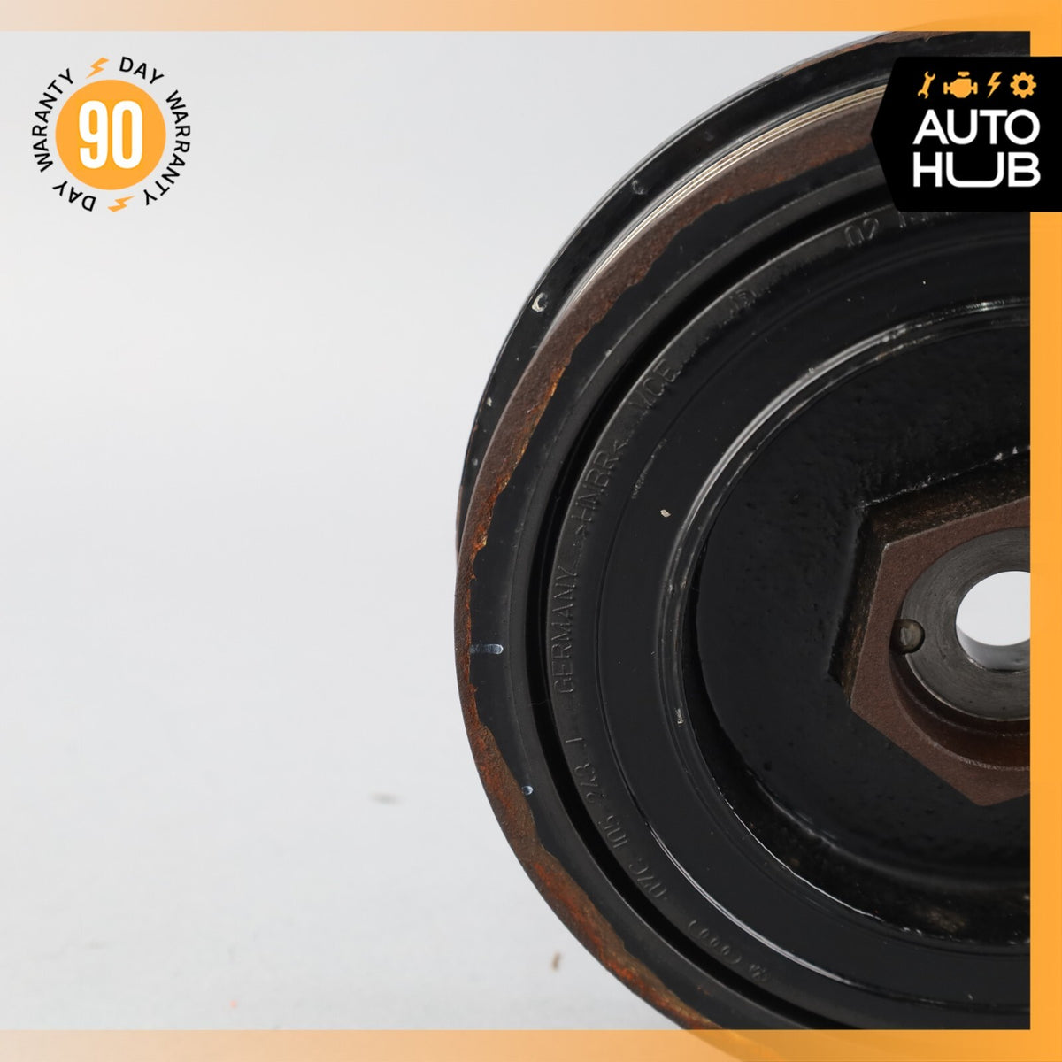 Bentley Continental GT Engine Motor Crankshaft Pulley Vibration Damper OEM 96k - photo 6