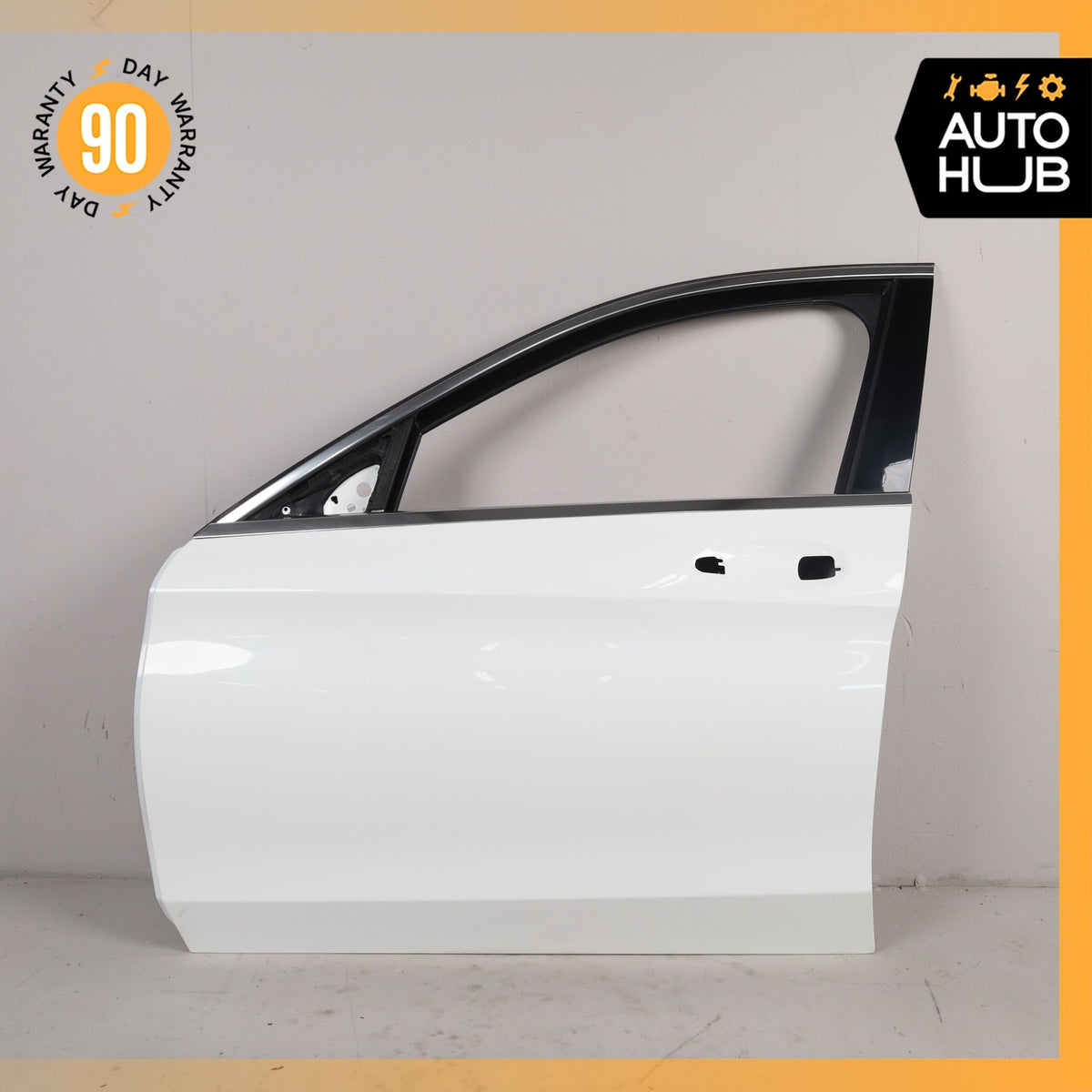 15-21 Mercedes W205 C300 C350e C400 C450 AMG Left Side Door Shell White OEM - photo 2
