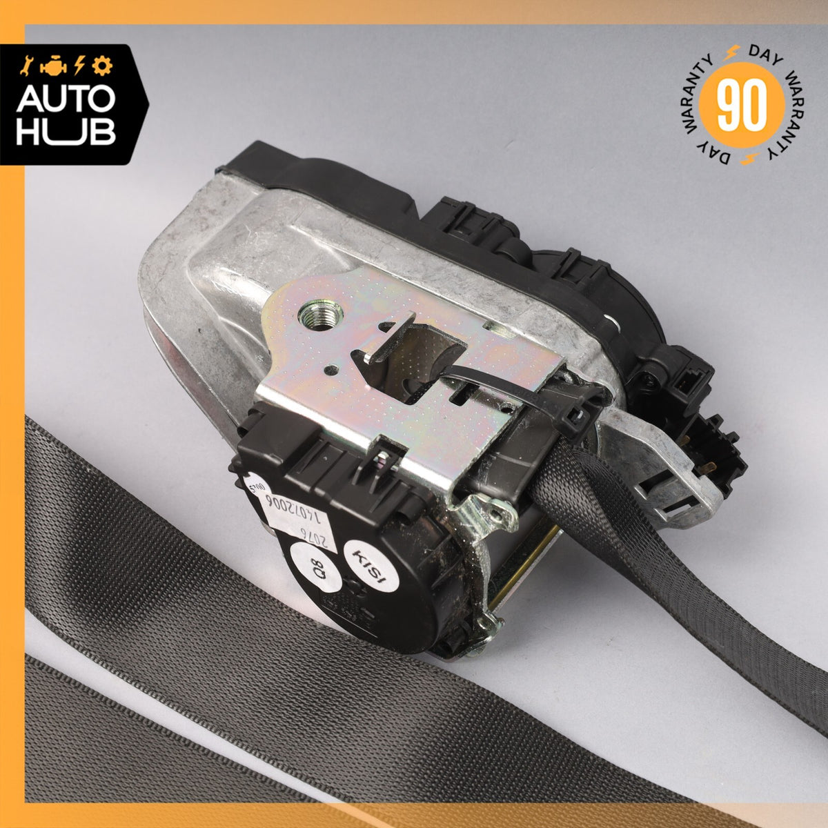 07-10 Mercedes W221 S600 S450 Front Right Passenger Side Seat Belt Black OEM - photo 8