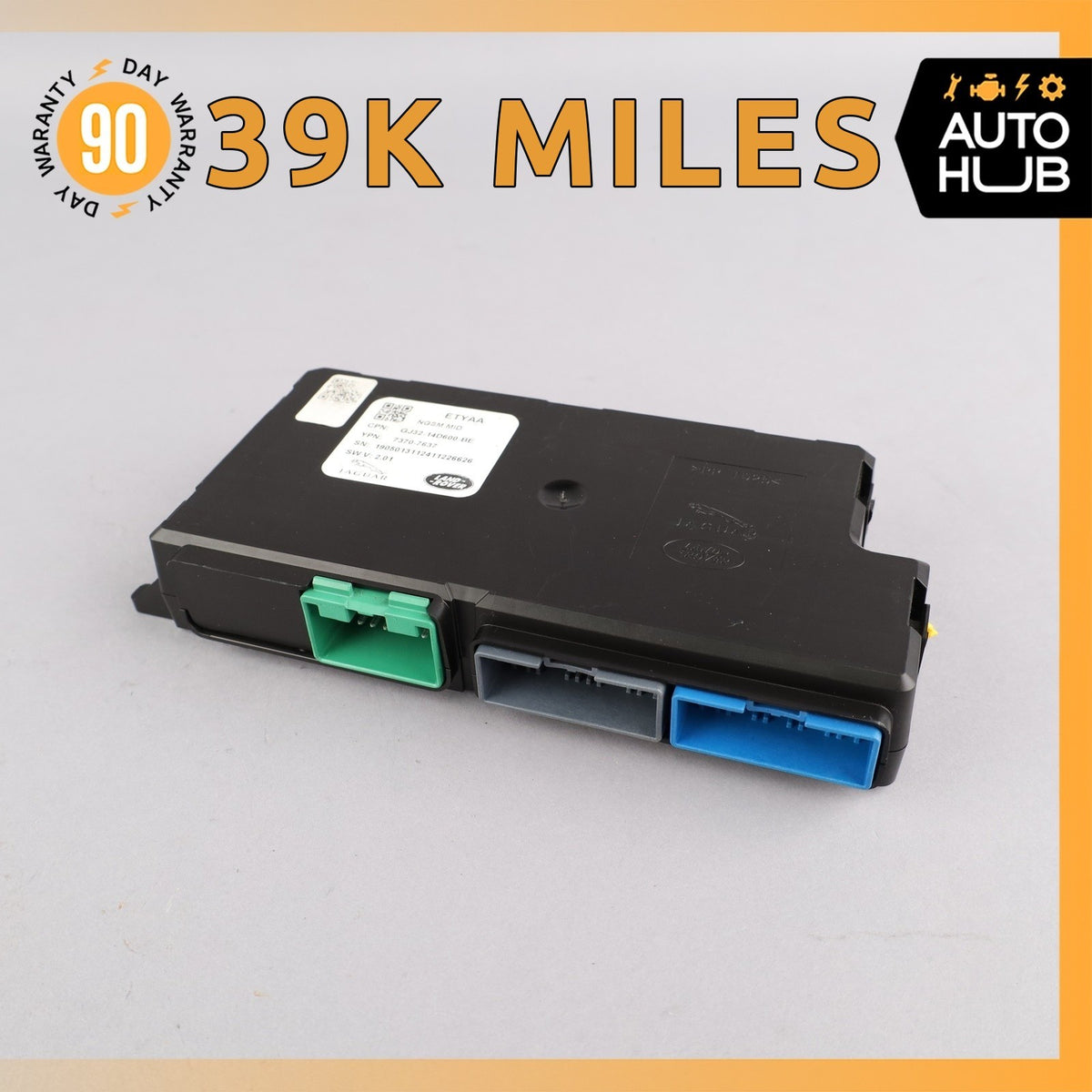 2020 Jaguar X152 F-Type Left or Right Seat Control Module GJ3214D600BD OEM - photo 1