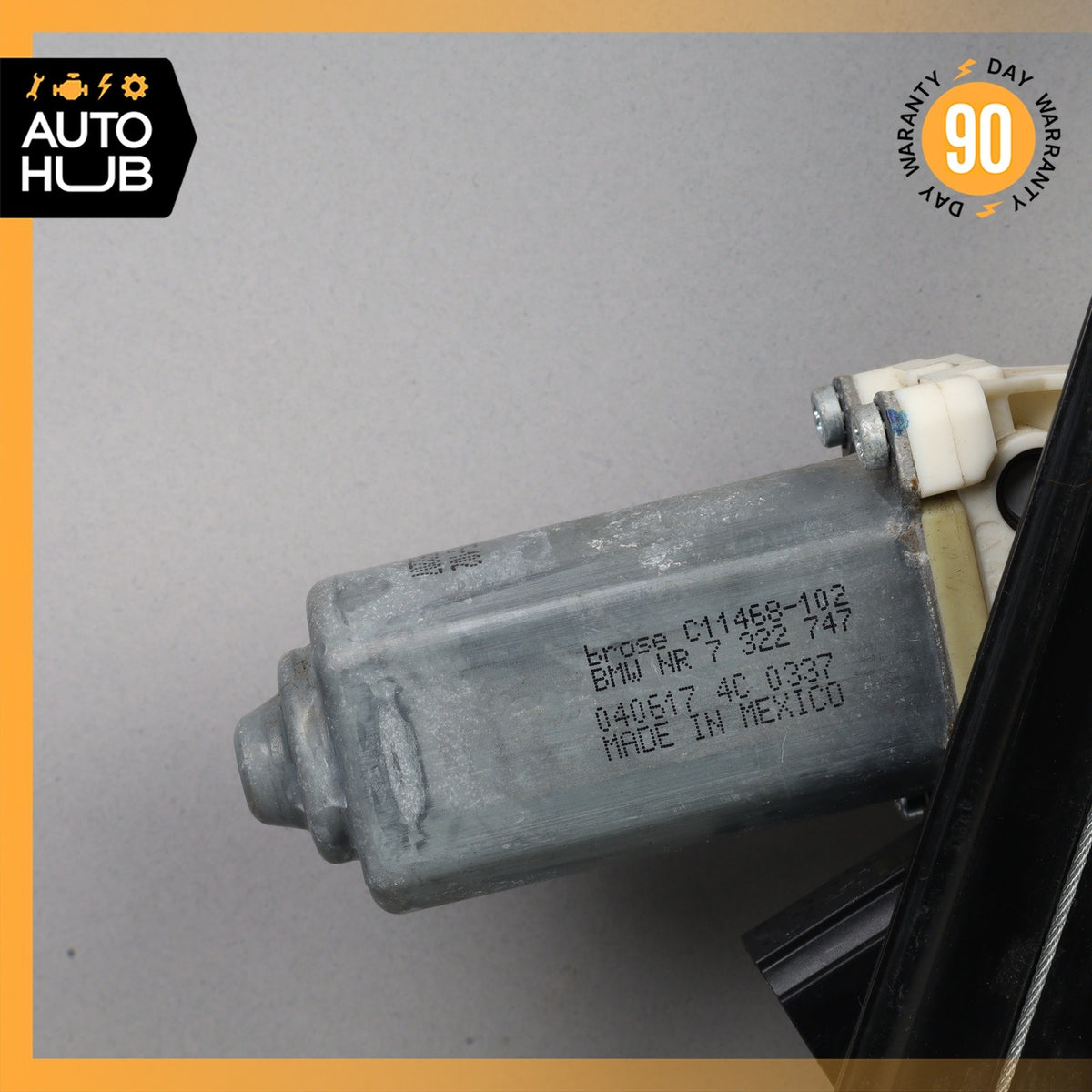 14-18 BMW F15 X5 Front Left Driver Side Window Regulator Motor OEM - photo 13