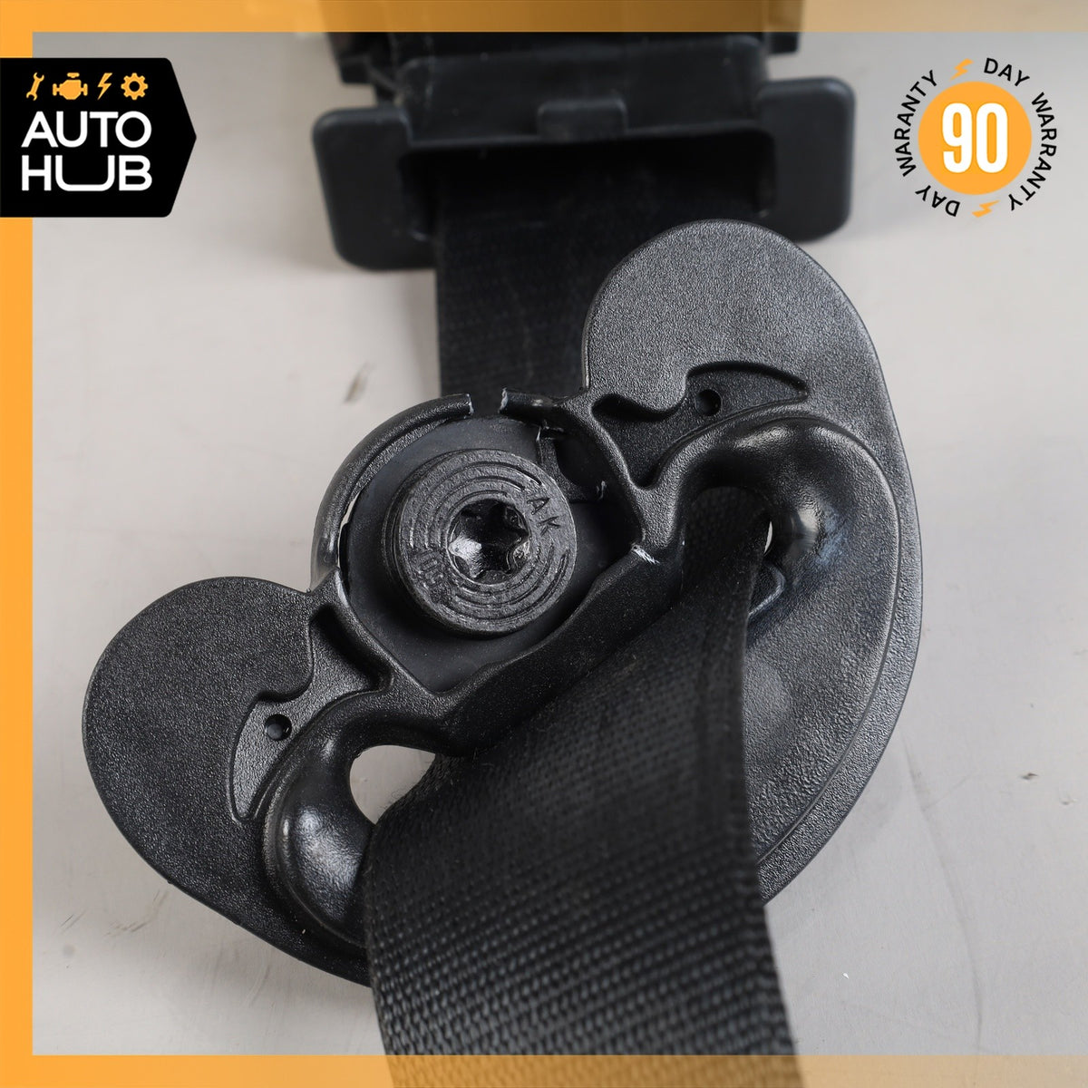 BMW E90 328i 335i Front Left Driver Side Seatbelt Seat Belt Black OEM 67k - photo 7
