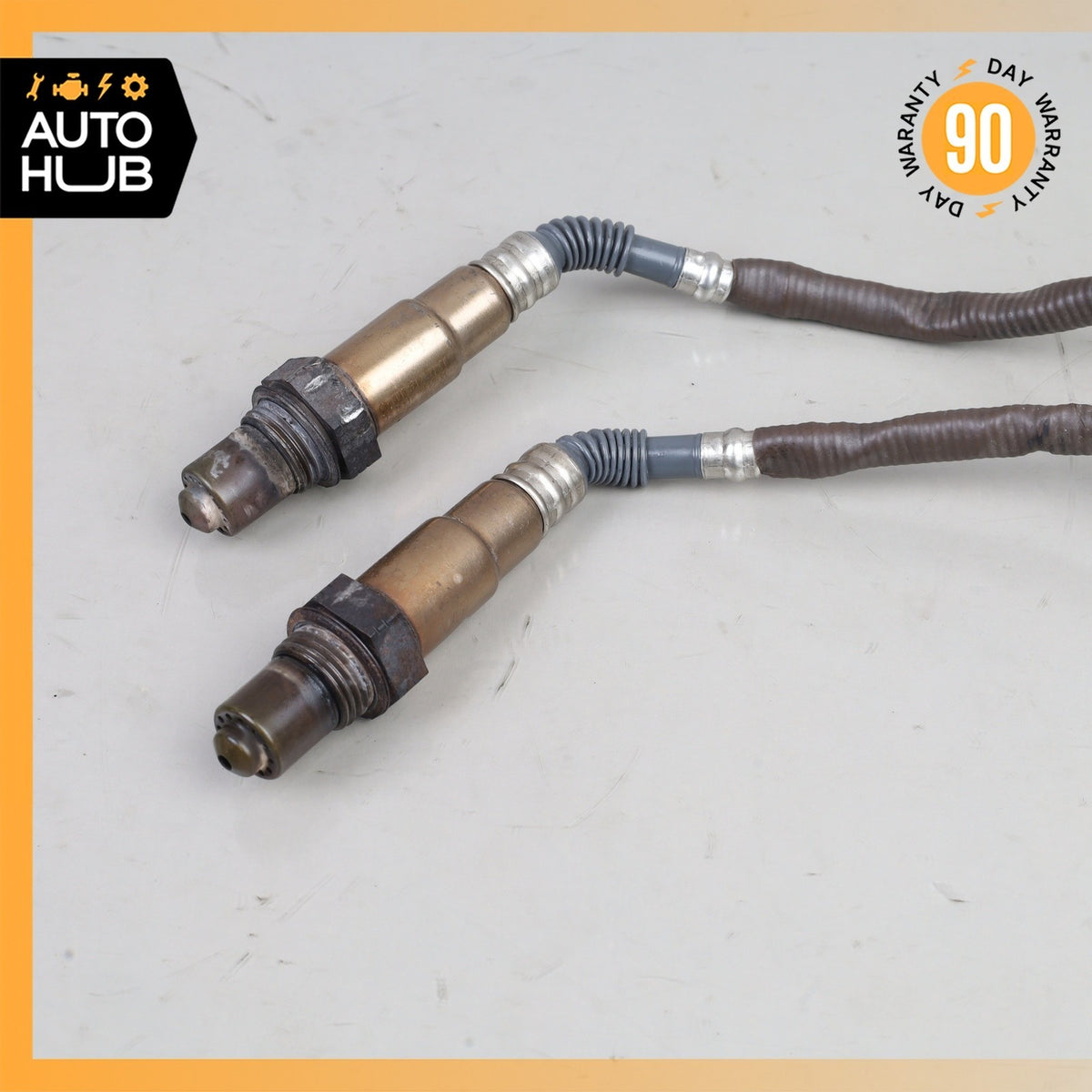 15-21 Mercedes W205 C63 GLC63 AMG Front Oxygen O2 Sensor Lambda set of 2 OEM - photo 7