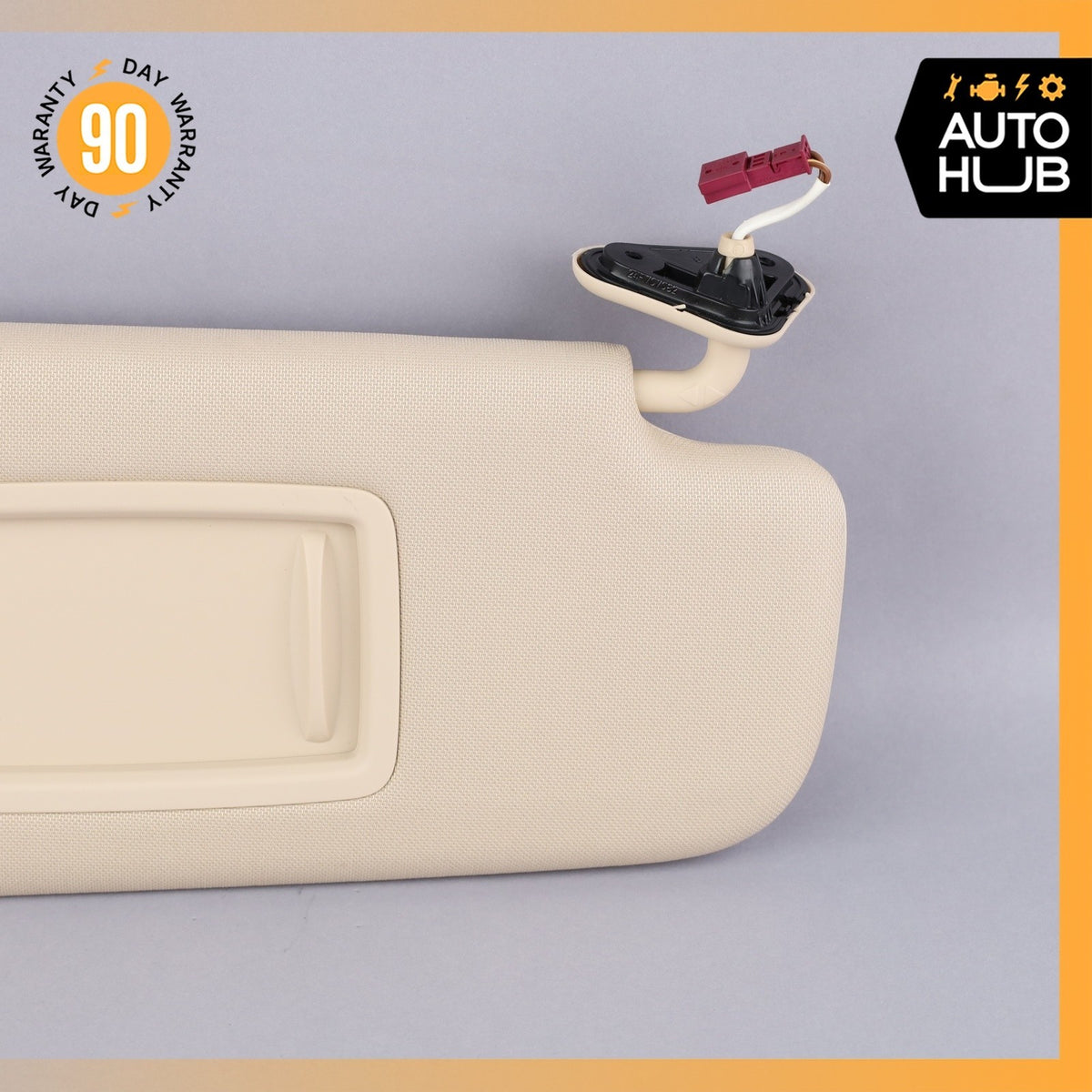BMW G12 740Li Left Side Sunvisor Sun Visor Beige 51167408558 OEM - photo 7
