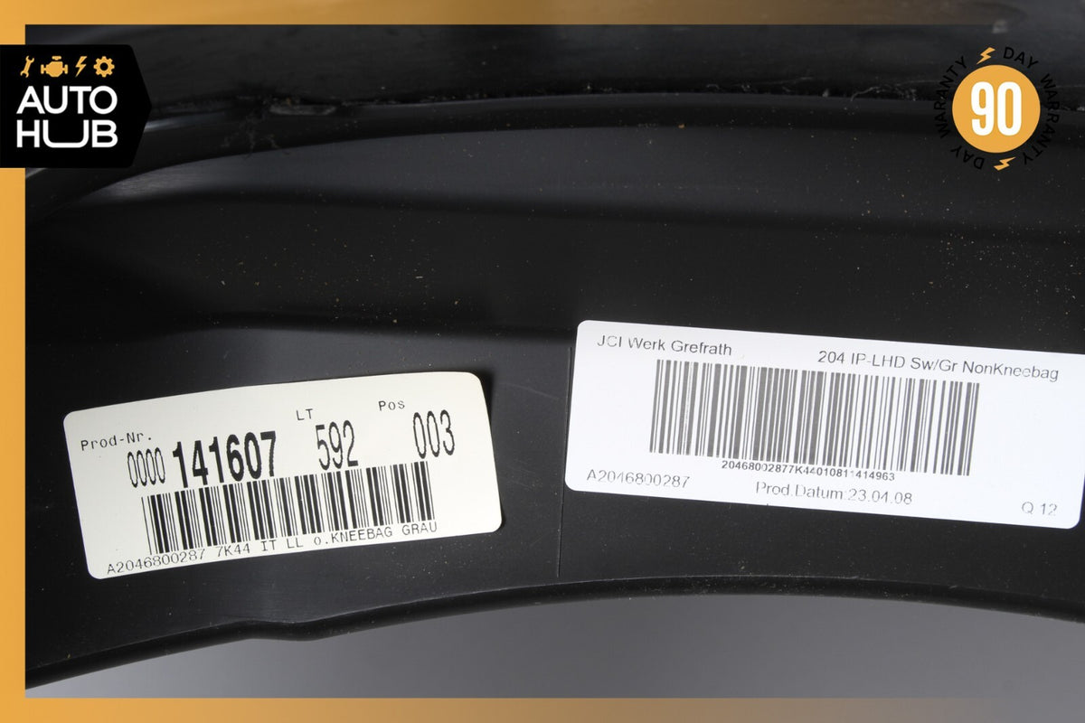 08-11 Mercedes W204 C300 C350 Dashboard Dash Board Panel Assembly w/ Airbag OEM - photo 5