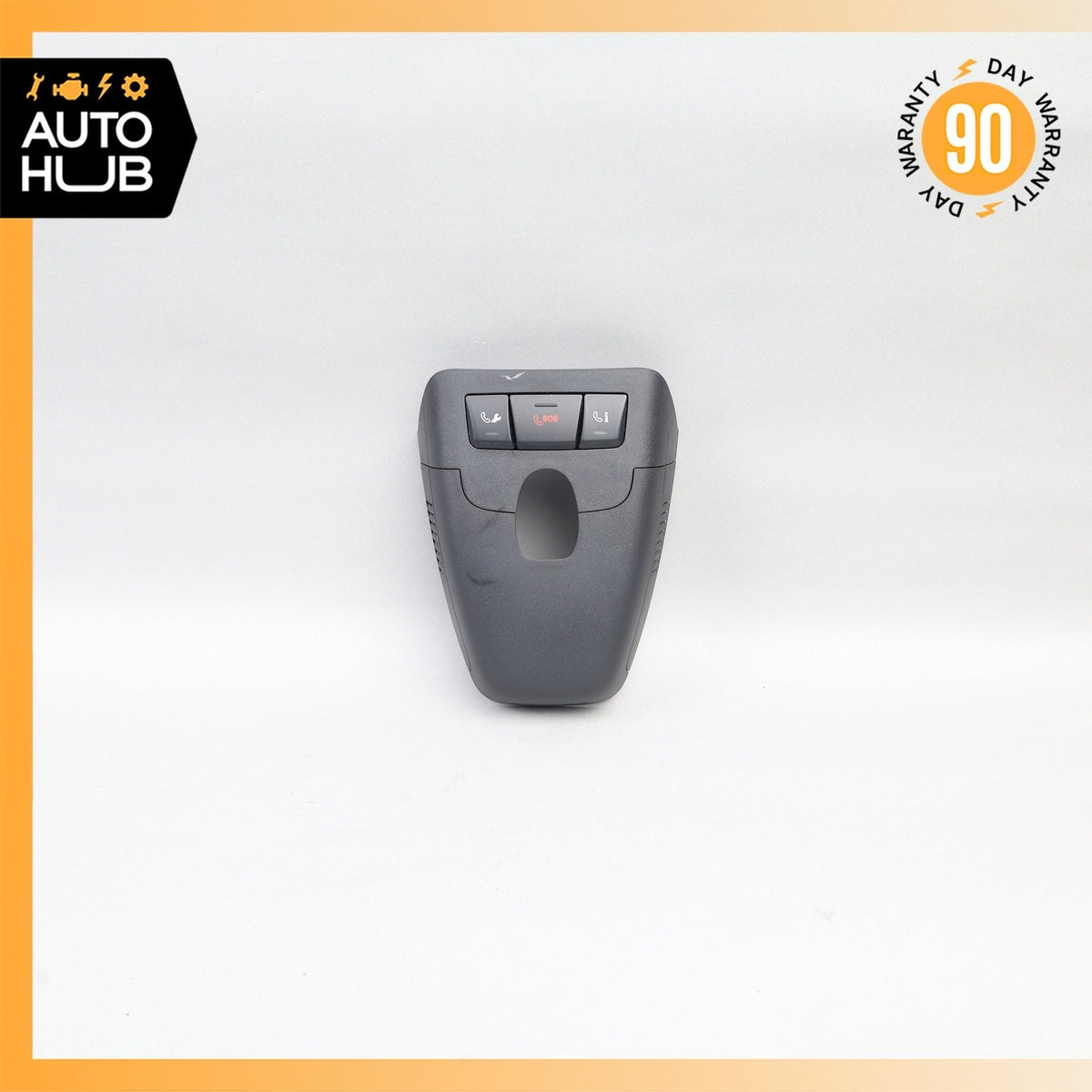 Mercedes W242 B250e Interior Rear View Mirror Cover w/ SOS Switch OEM - photo 2