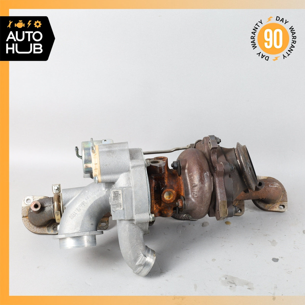 03-17 Mercedes W221 S600 SL600 M275 Turbocharger Turbo Manifold Right Side OEM - photo 2