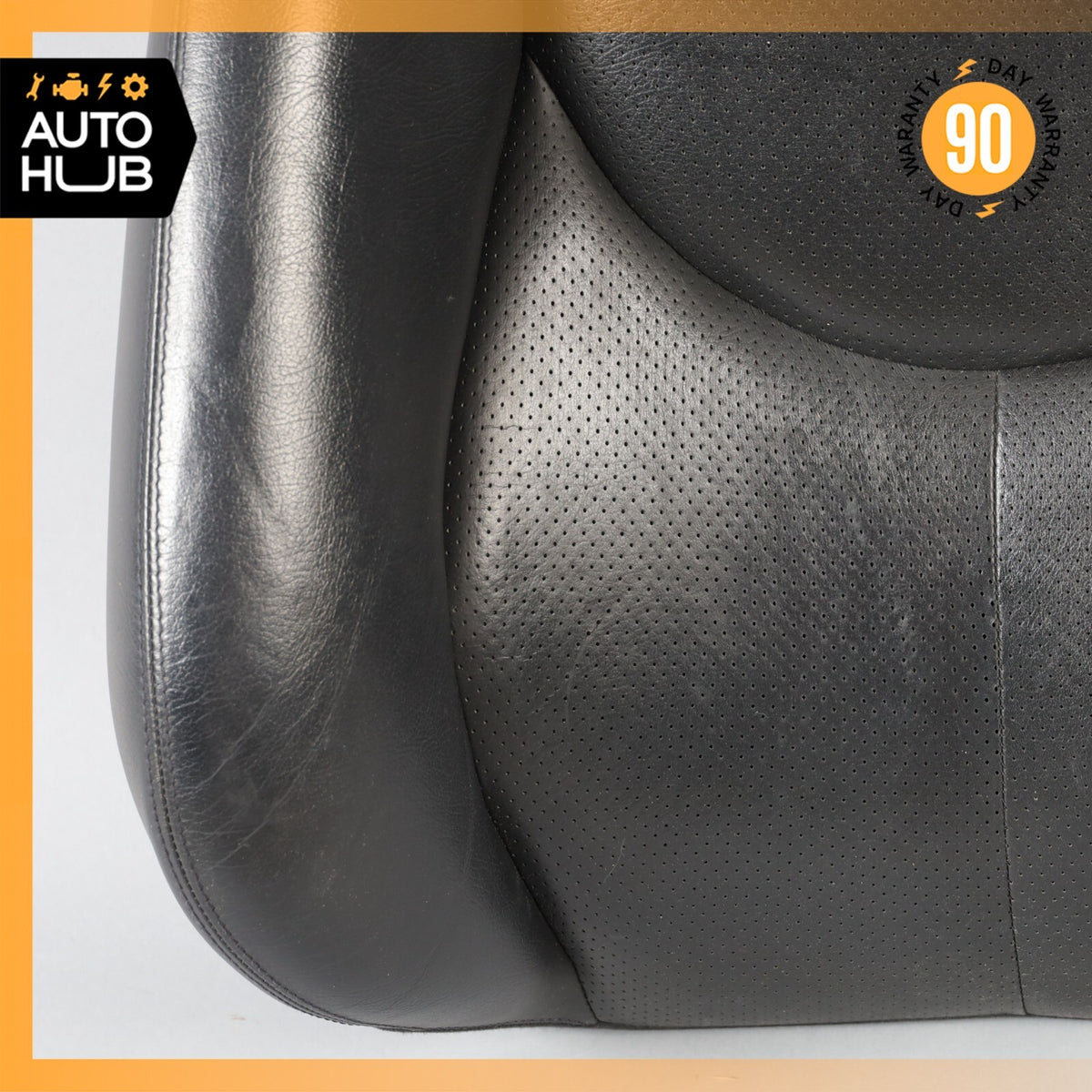 96-02 Mercedes R129 SL500 SL320 Right Side Top Upper Seat Cushion Black OEM - photo 3