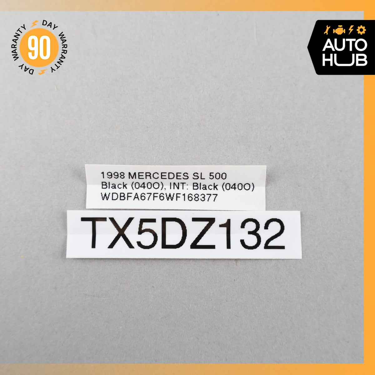 90-02 Mercedes R129 SL500 SL320 Fuel Gas Tank Door Lid Cover Black OEM - photo 10